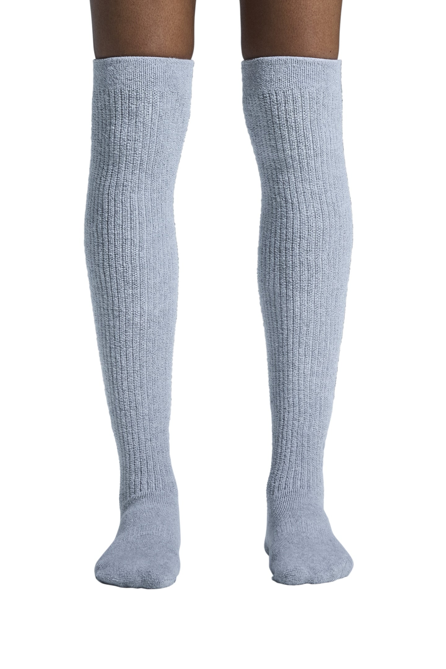 TERRY SOCK KNEE HIGH 1 UNISEX HEATHER GRAY 3