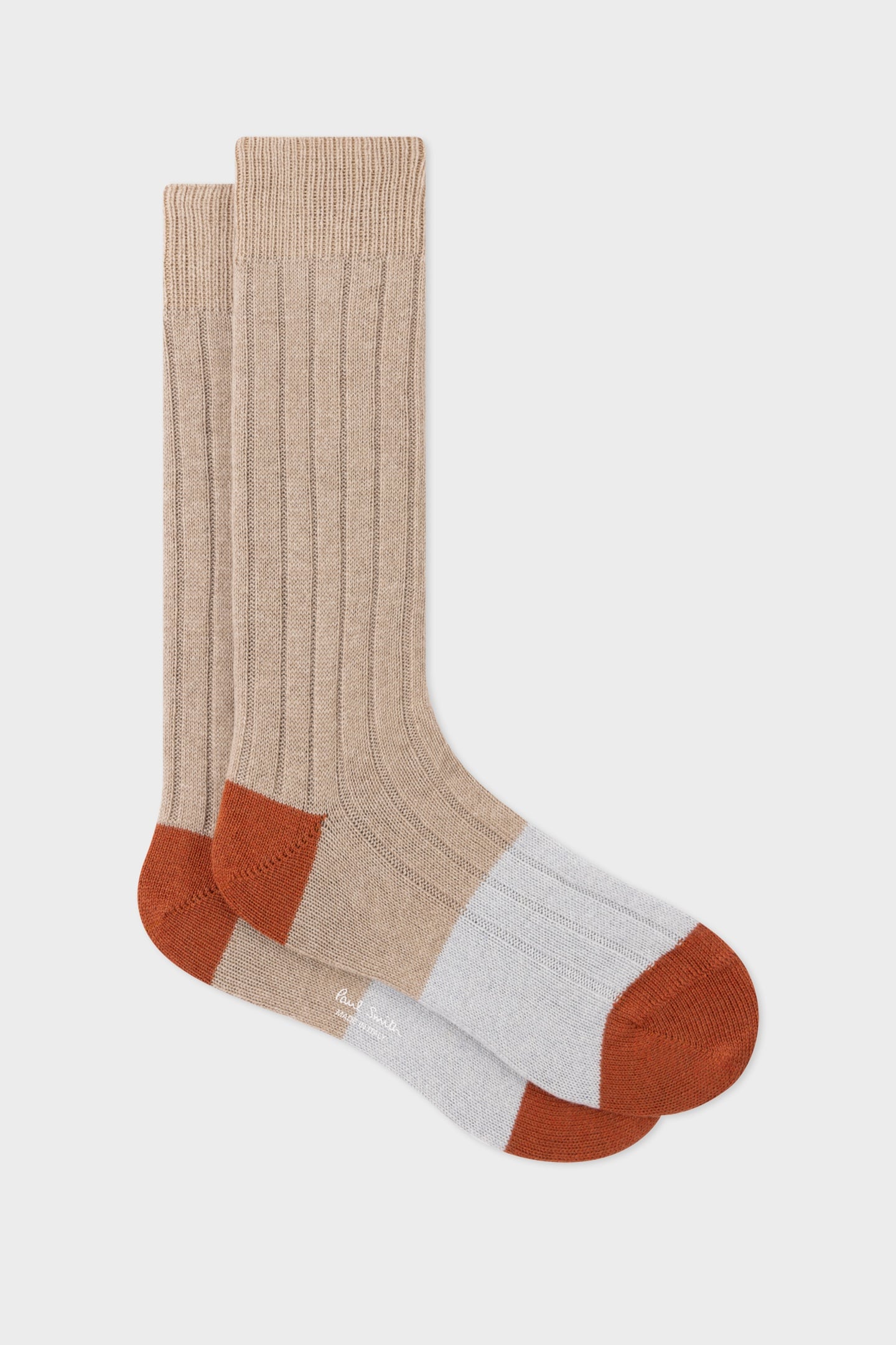 MEN SOCK MASE CASHMERE TAN 1
