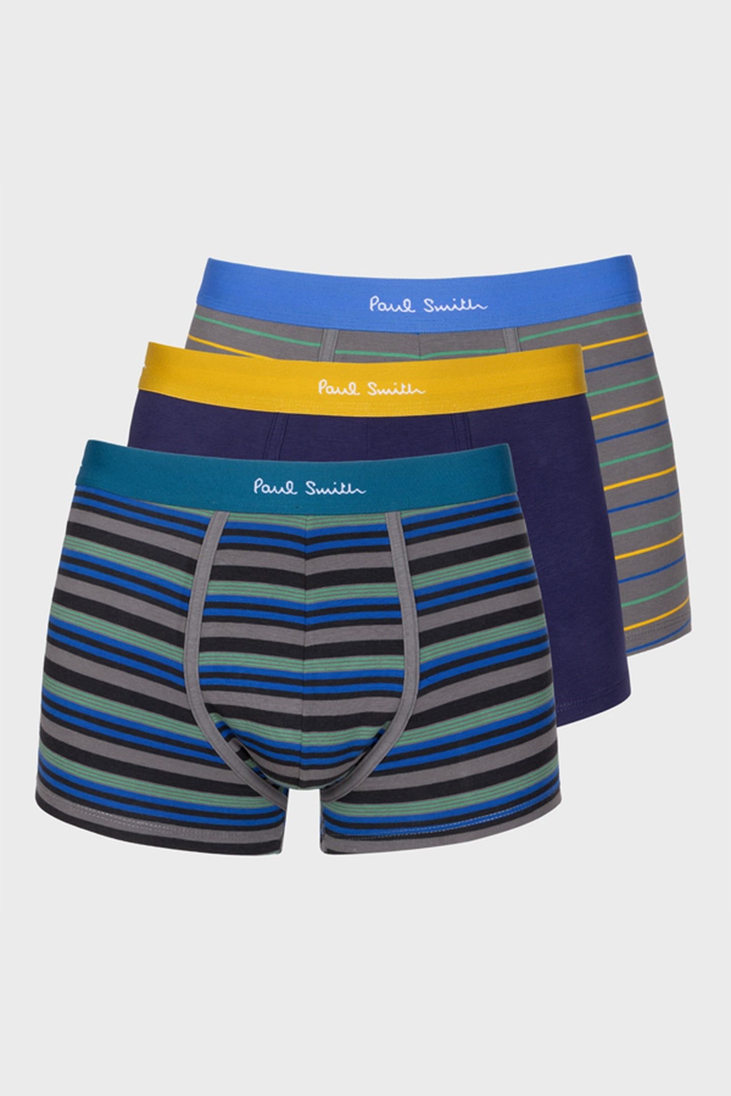 MEN TRUNK 3 PK DARK STRPY MIXED PLATE 1 1