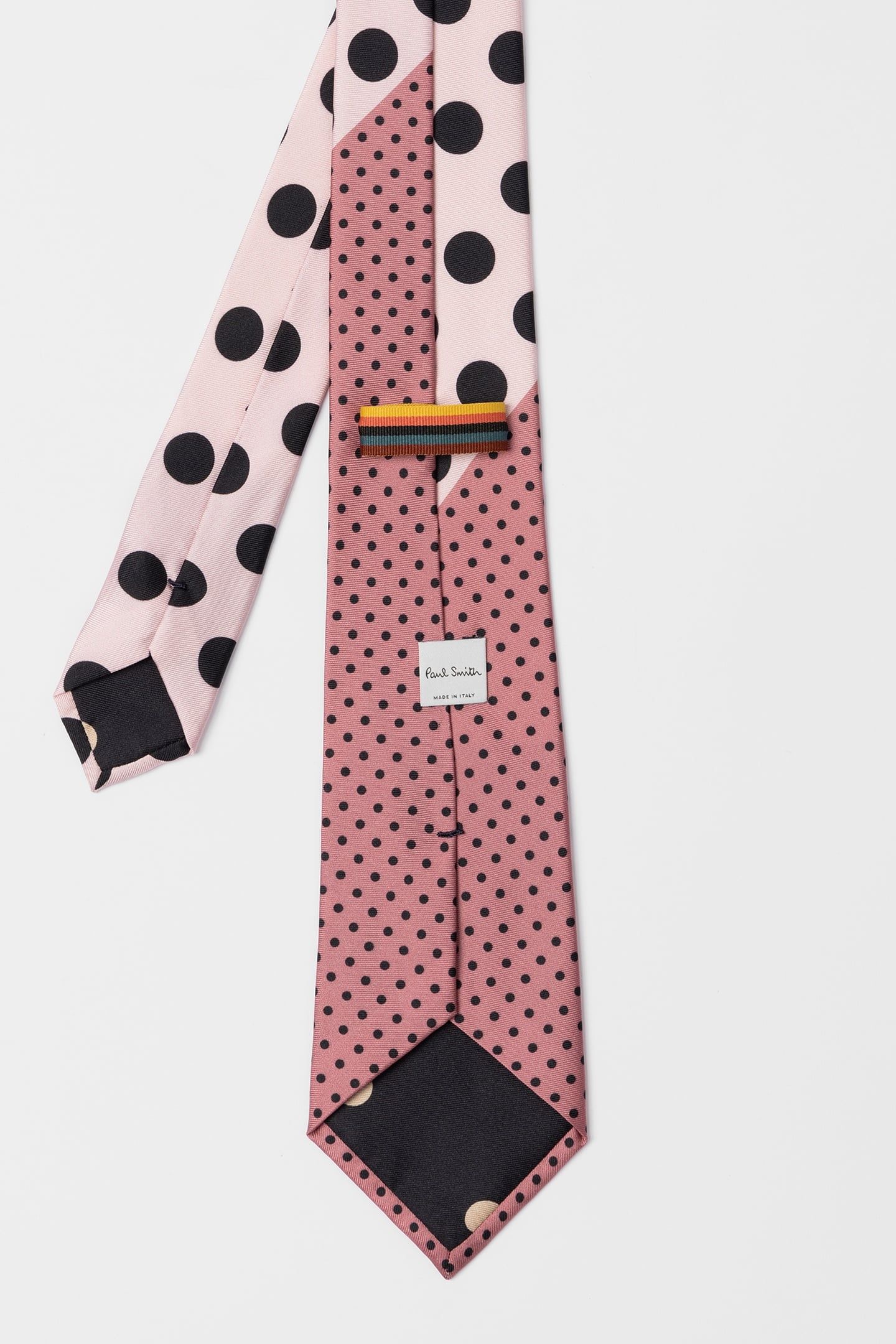 MEN TIE POLKA BUBBLEGUM/RASP 2