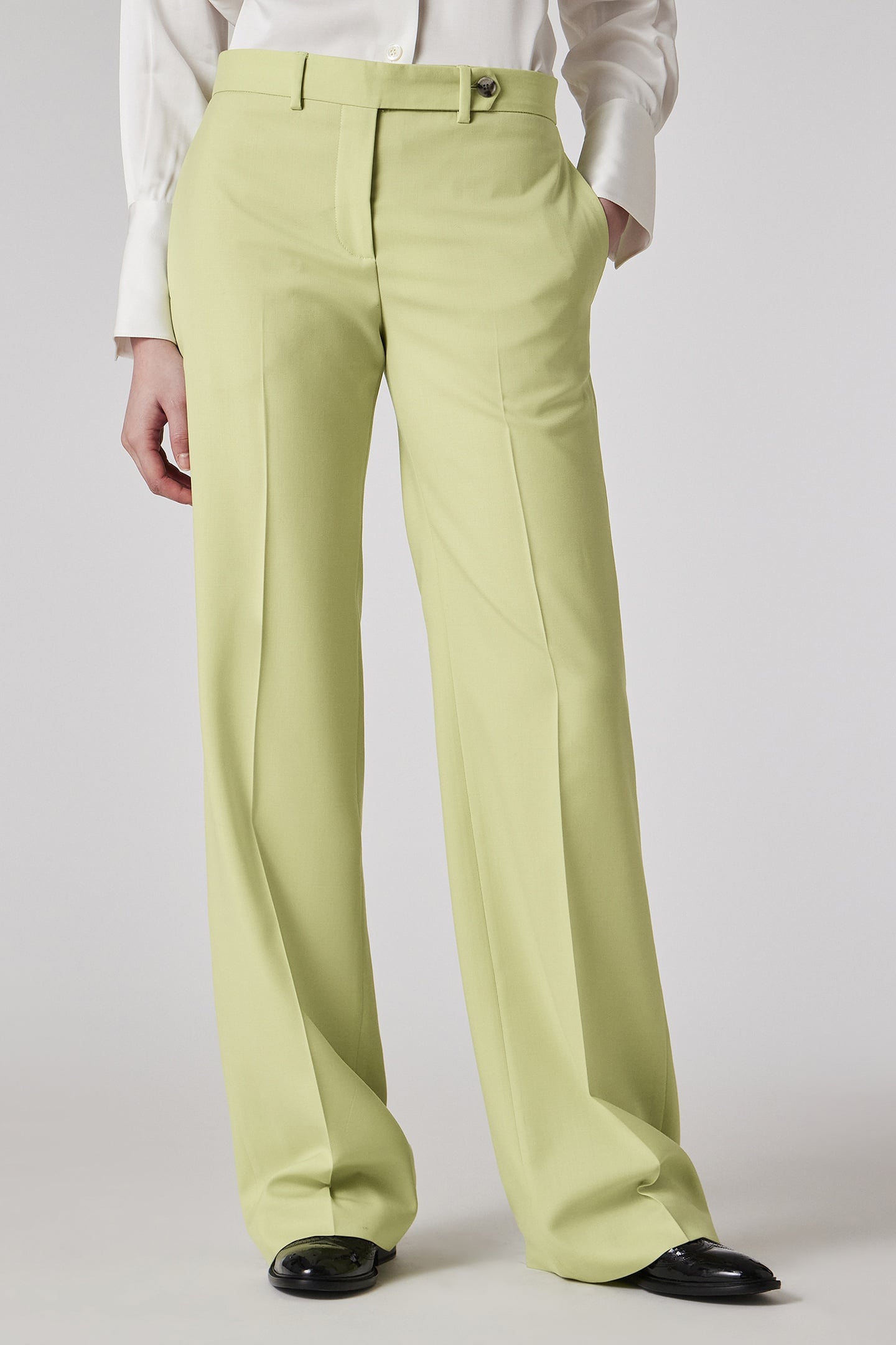 WOMENS TROUSERS LIME GREEN 3