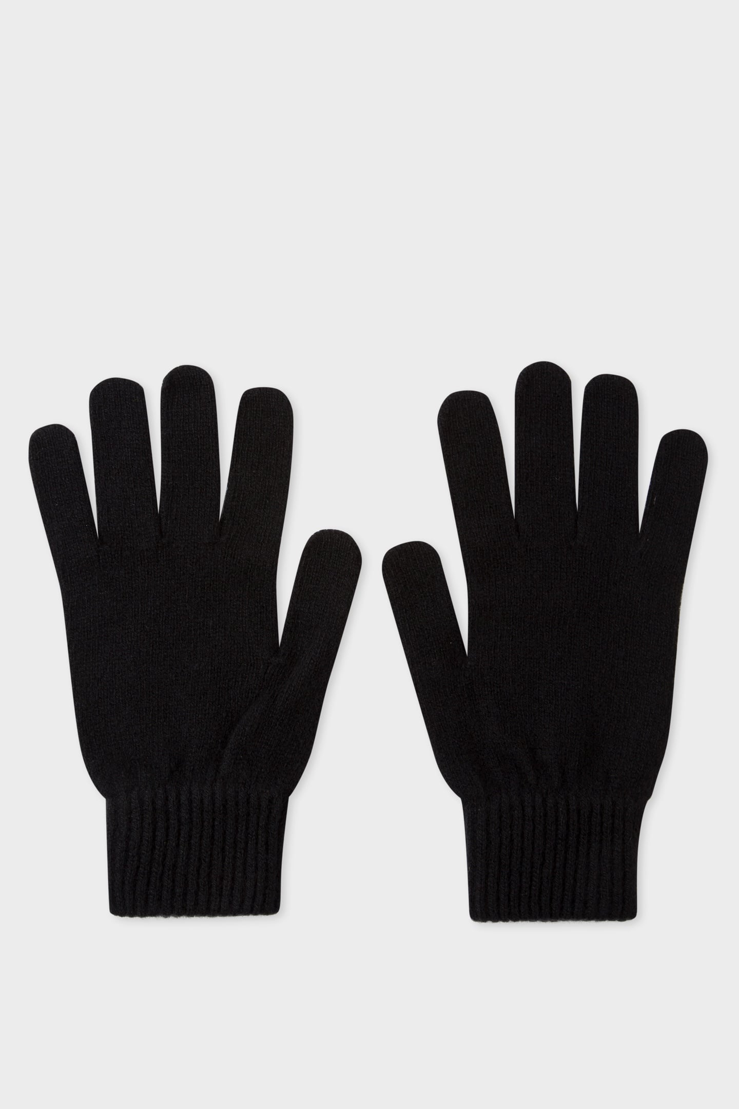 MEN GLOVE CASHMERE BLACK 5