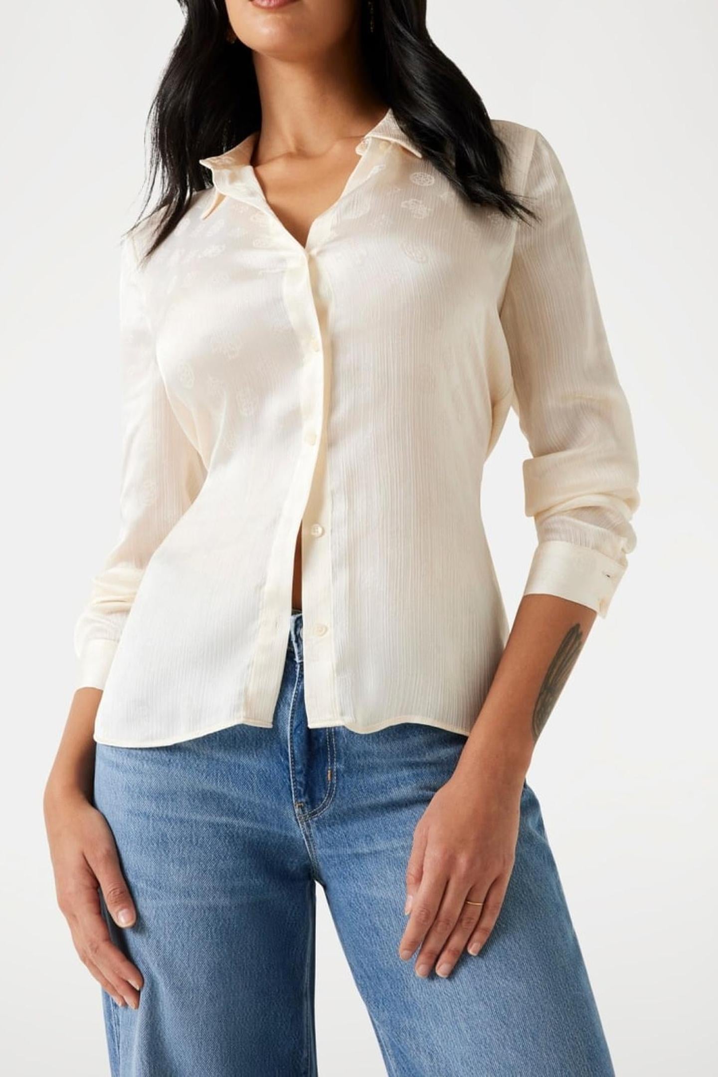 LS MARTHE LOGO SHIRT VANILLA BLUSH 1