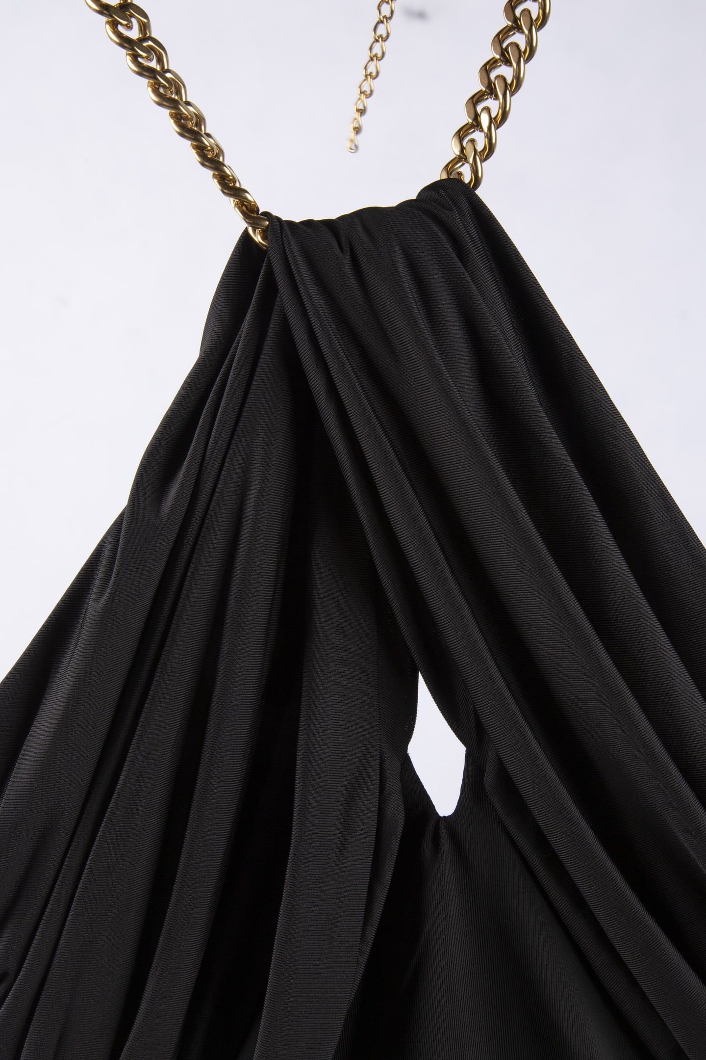 ALVA HALTER NECK CHA JET BLACK A996 4
