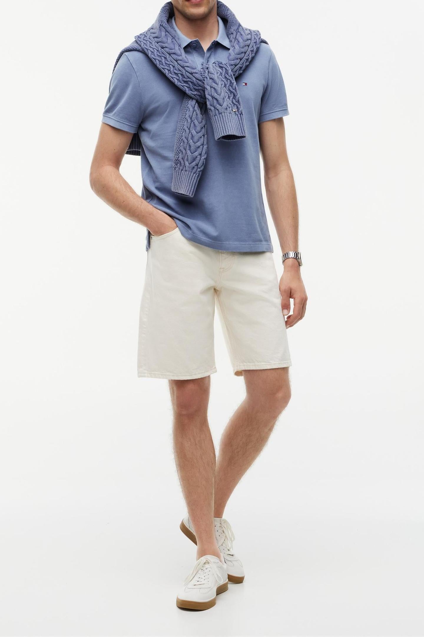 GARMENT DYE REGULAR POLO BRISK BLUE 2