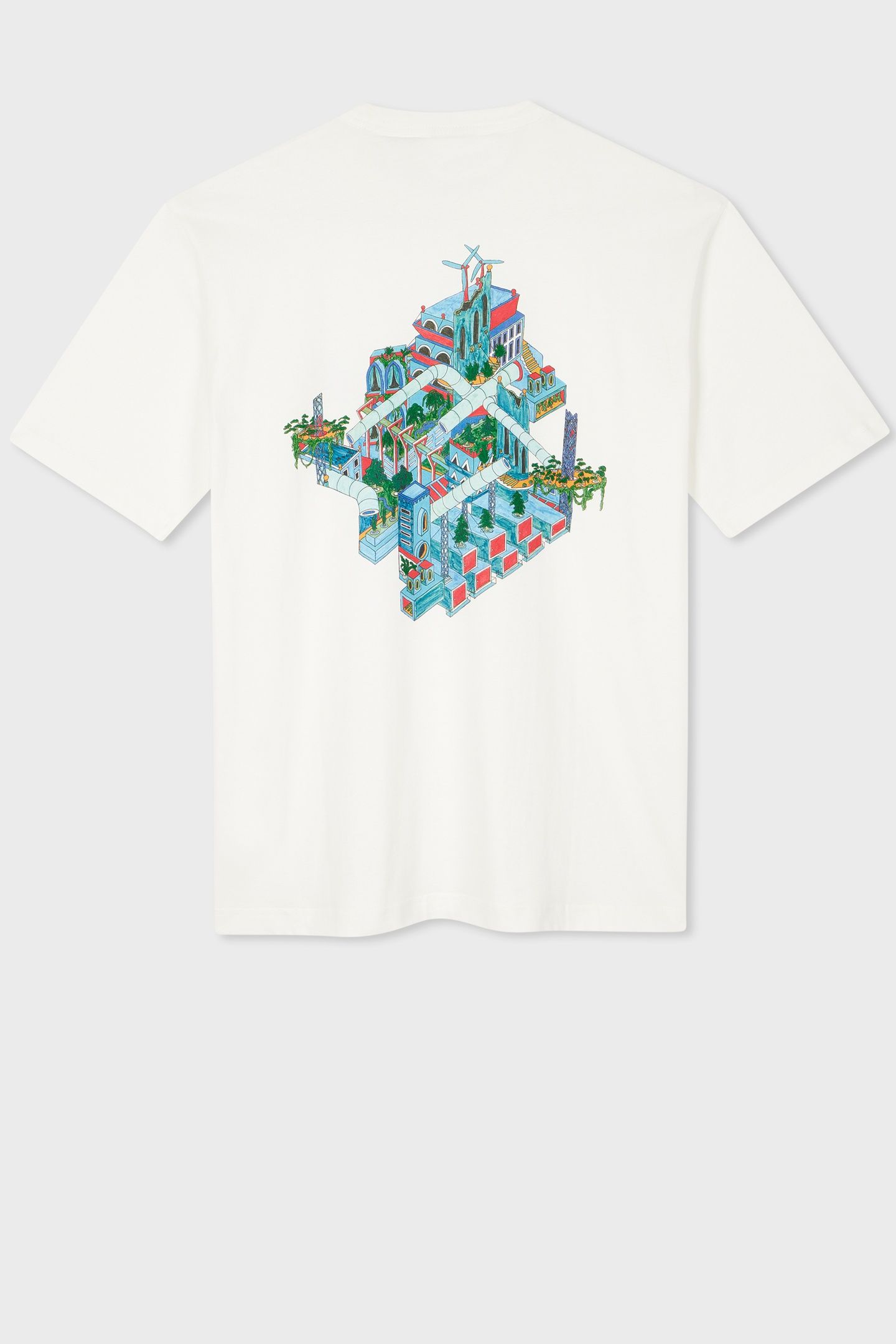 MENS SS TSHIRT JACKS WORLD OFF WHITE 4
