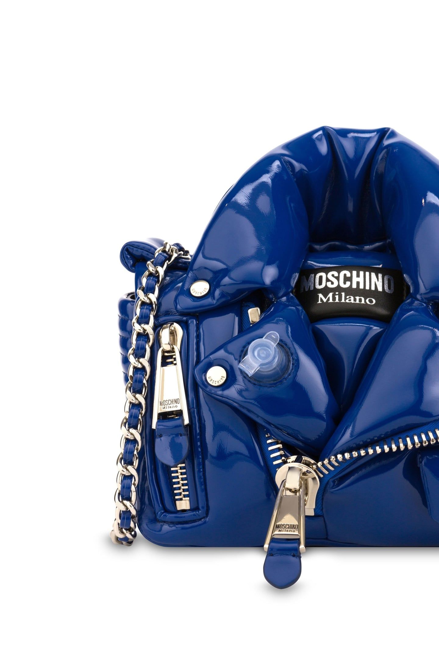 BIKER BAG INFLATABLE EFFECT BLUE 3