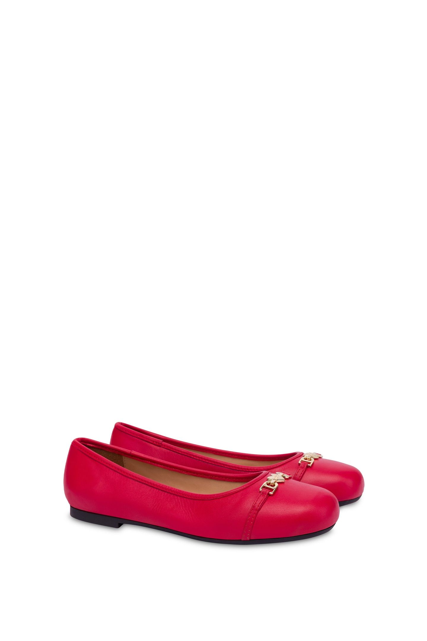 NAPPA LEATHER BALLET FLATS RED 2