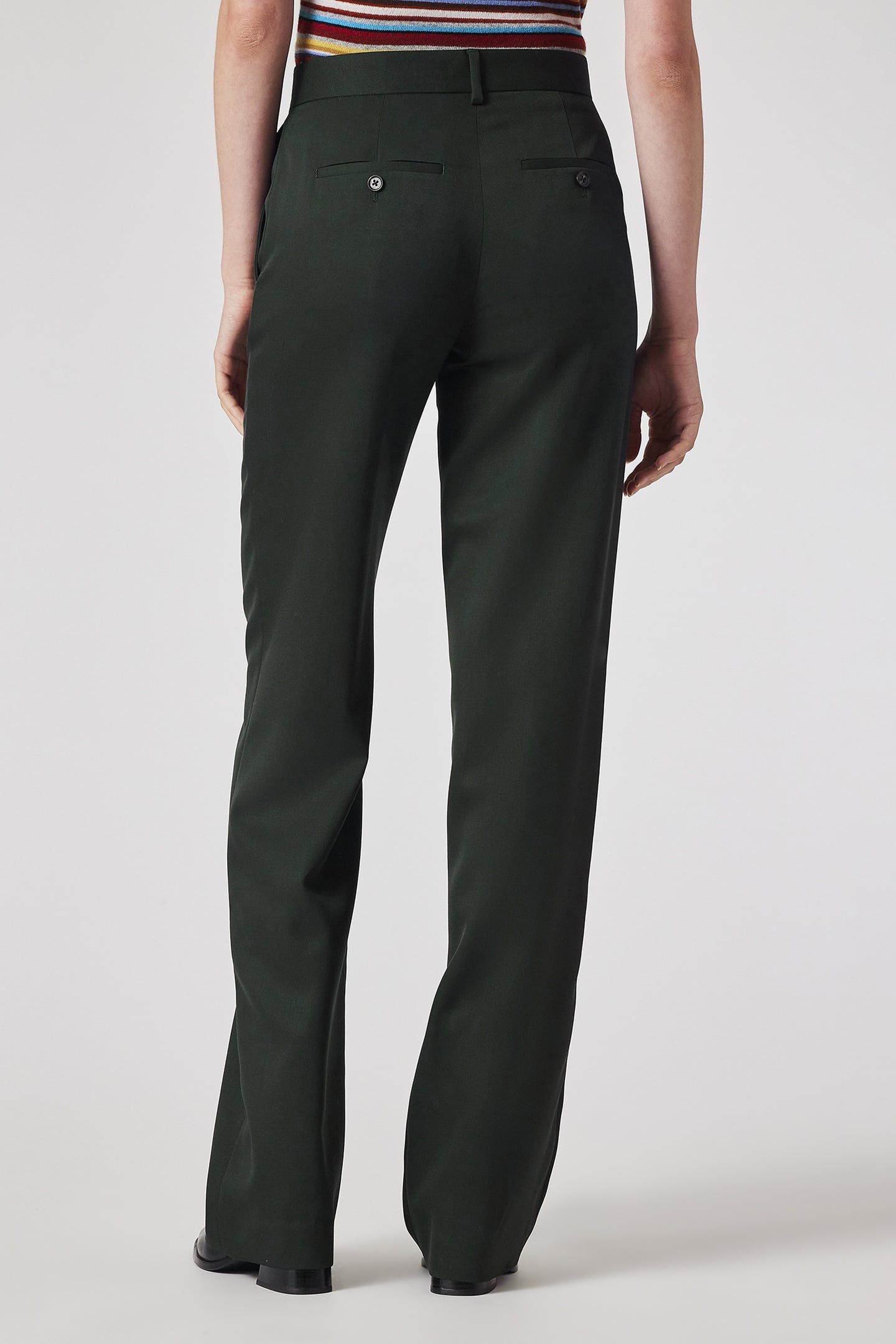 WOMENS TROUSERS PETROL GREEN 5