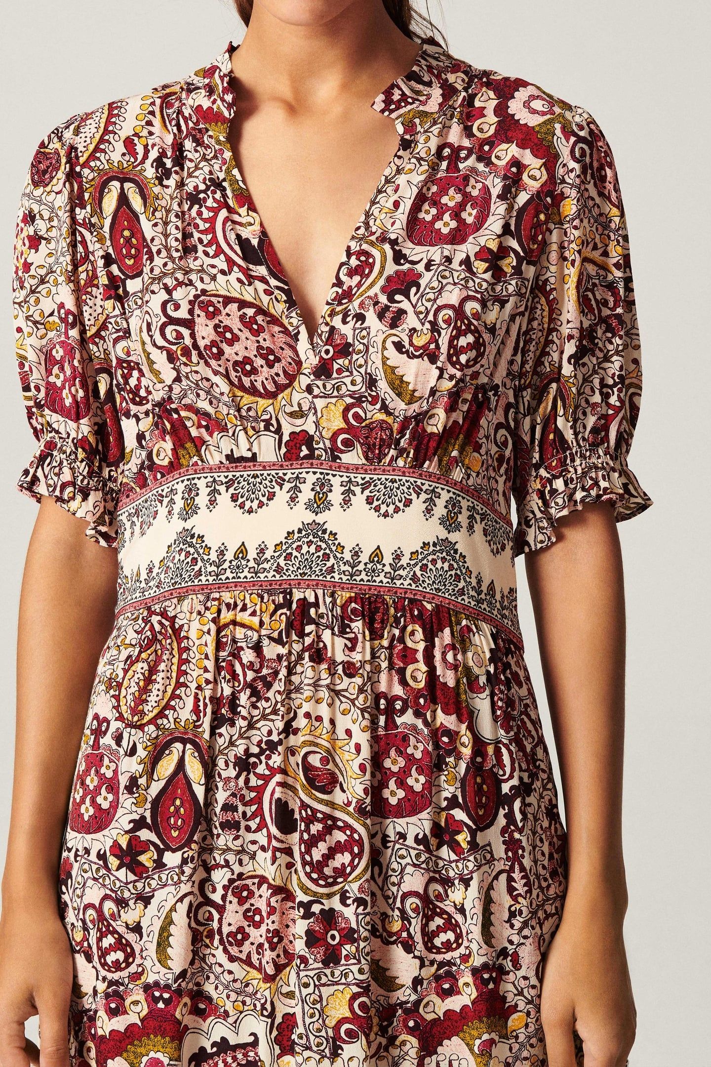 MID-LENGTH DRESS ECRU 3