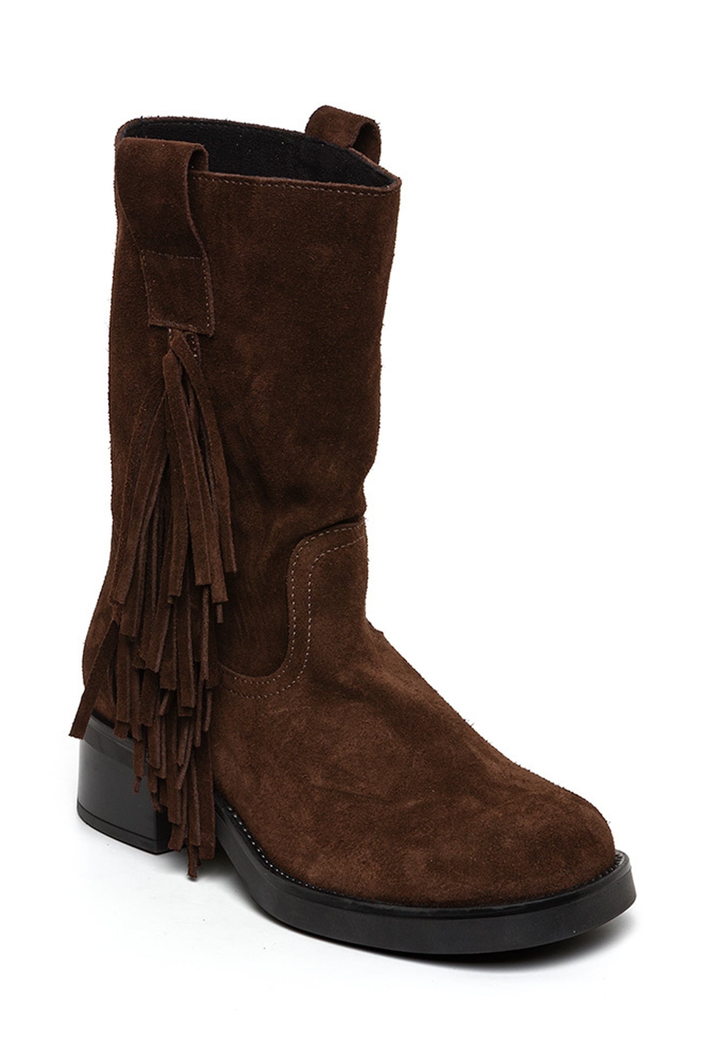 BENEDICT-F BOOTS BROWN SUEDE 2