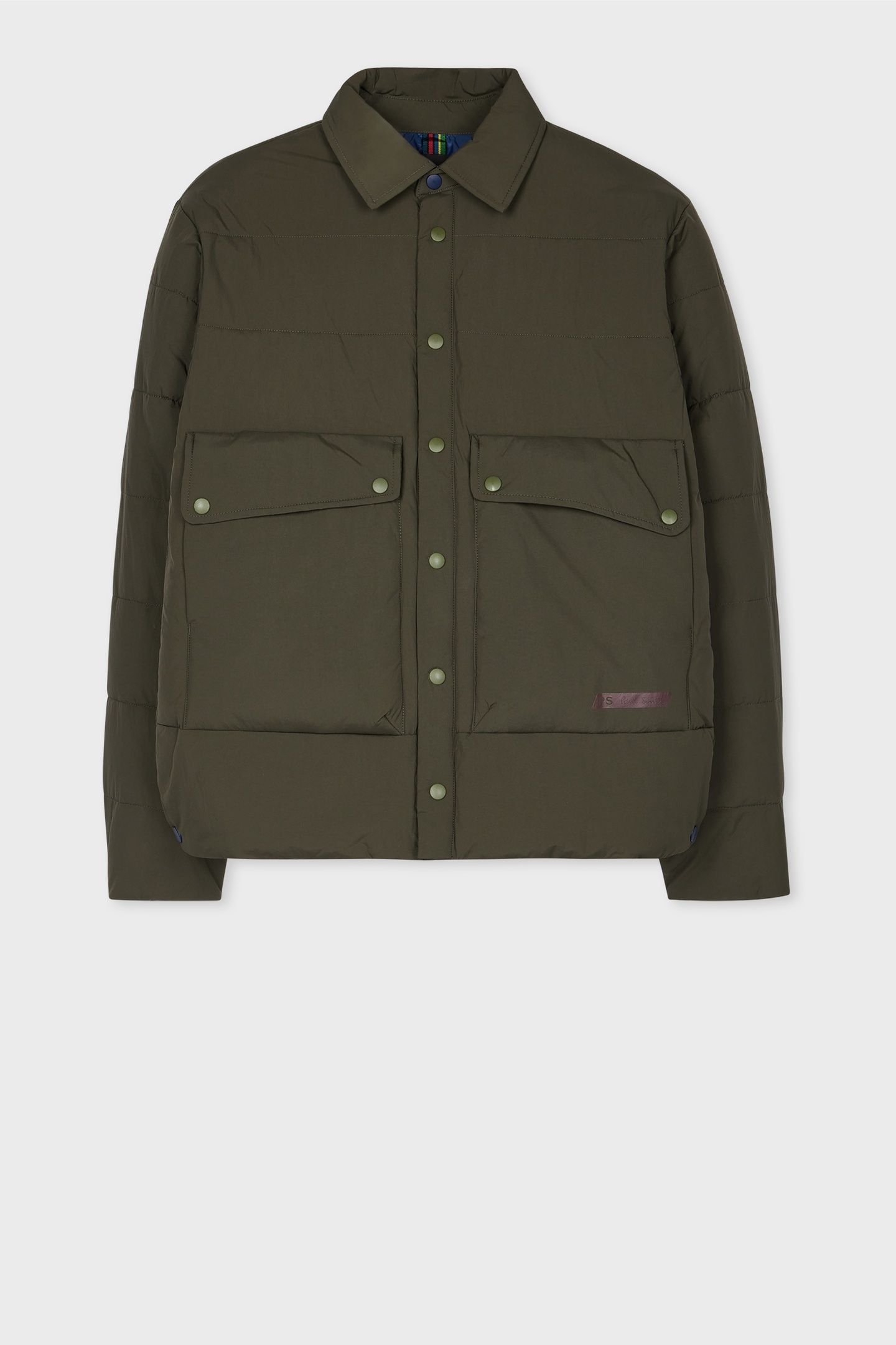 MENS FIBRE DOWN JACKET VERY DARK GREEN 4