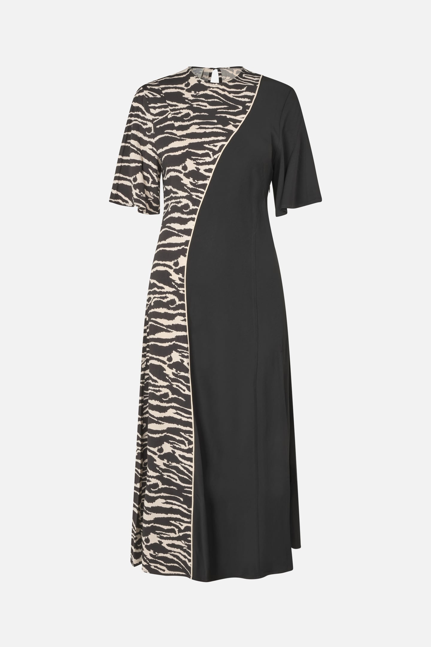 ANABEL DRESS BLACK WHISPER ZEBRA 3