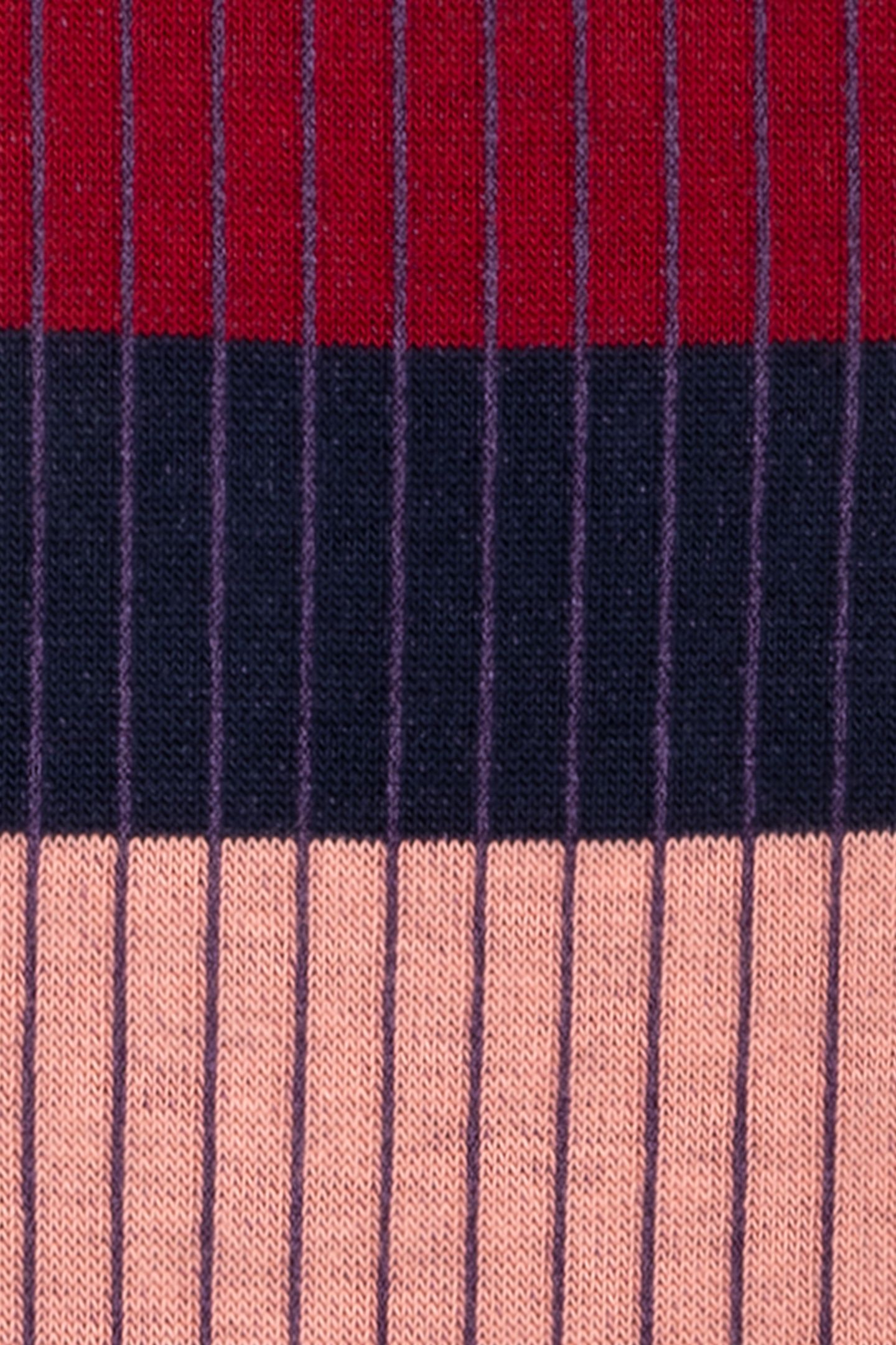 MEN SOCK ERROL STRIPE NAVY 3