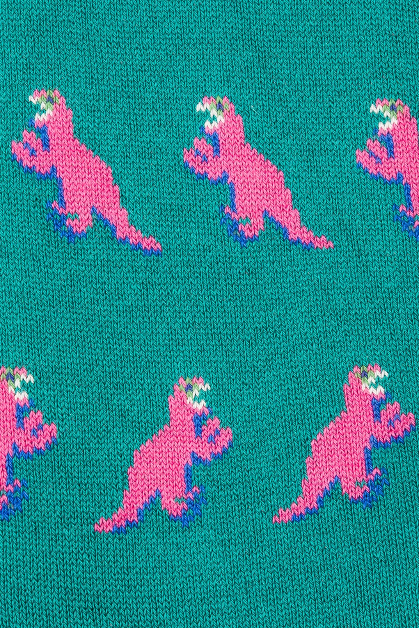 MEN SOCK DINO JACQUARD BOTTLE GREEN 3