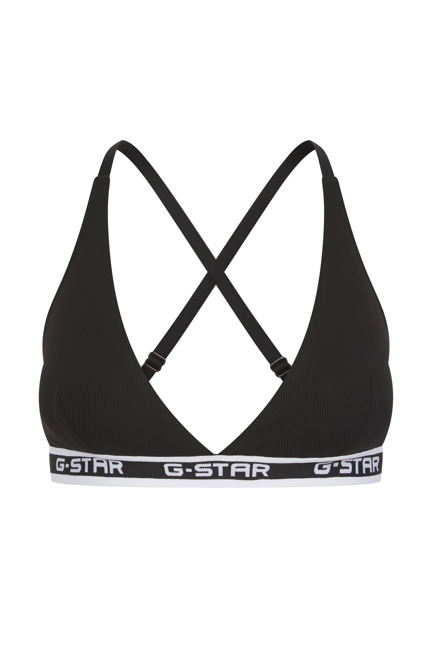 UNDERWEAR AQUAMARINE 2 PACK MULTI-WAY TRIANGLE BRALETTE BLAC 1