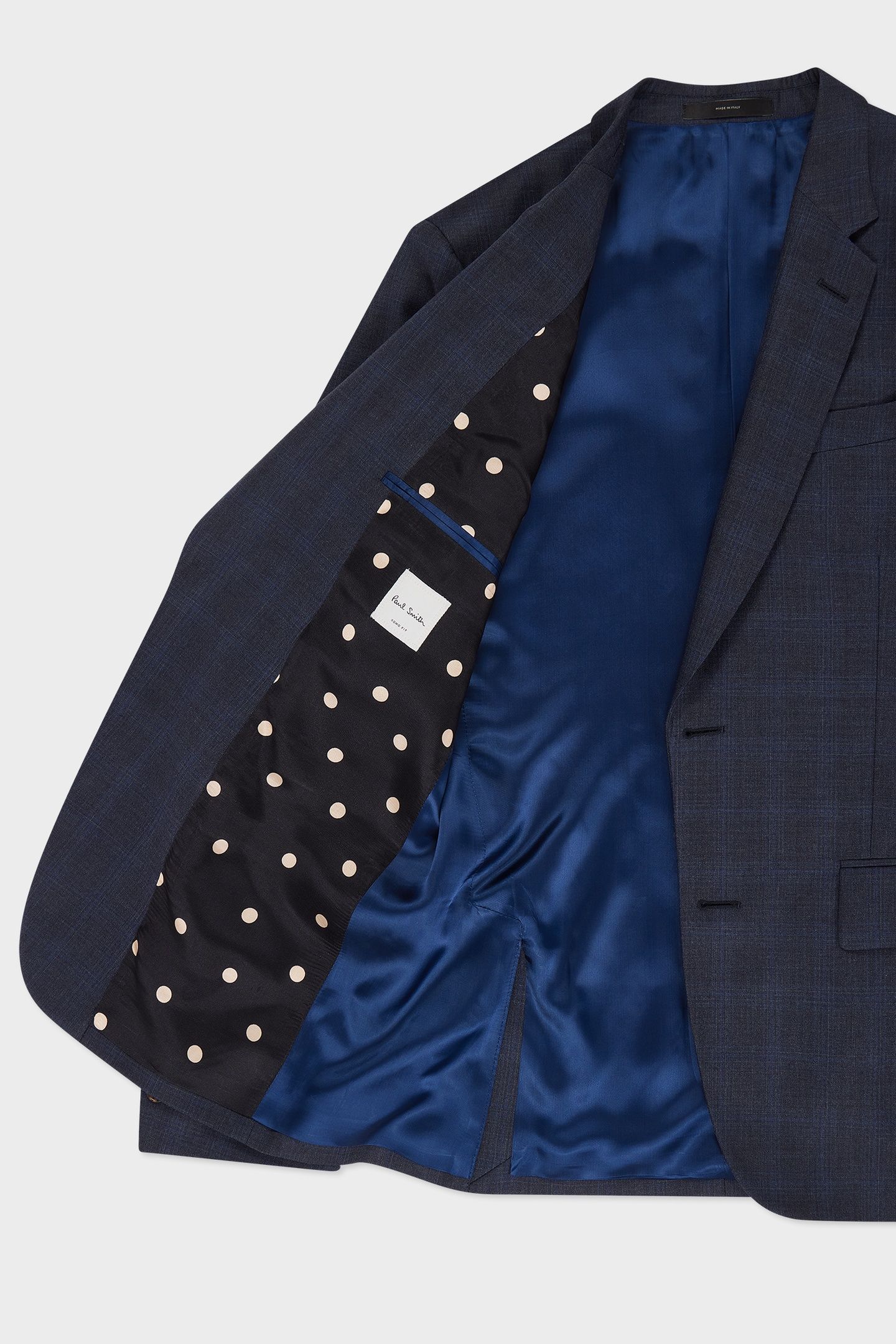 MENS TAILORED FIT 3PC 2 BUTTON SUIT VERY DARK NAVY 8