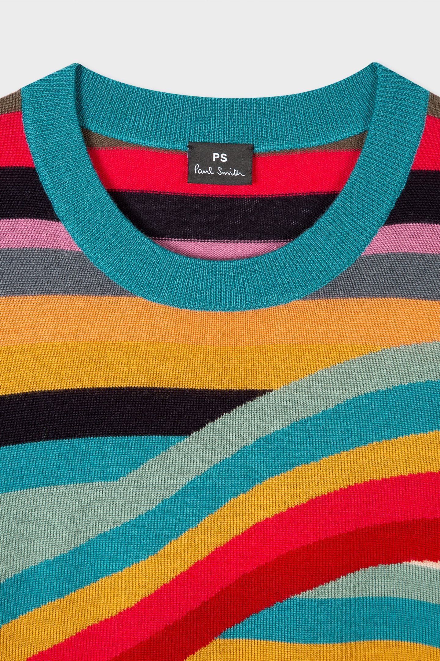 WOMENS KNITTED PULLOVER CREW NECK SWIRL 3
