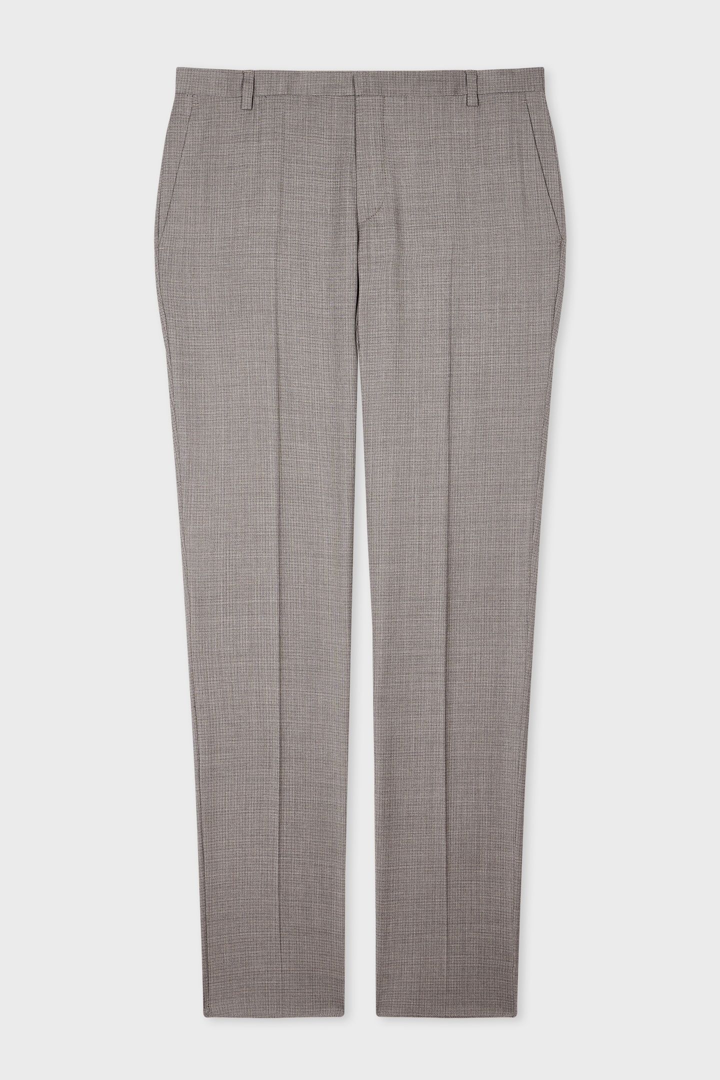 MENS SLIM FIT 2 BUTTON SUIT GREY MELANGE 2