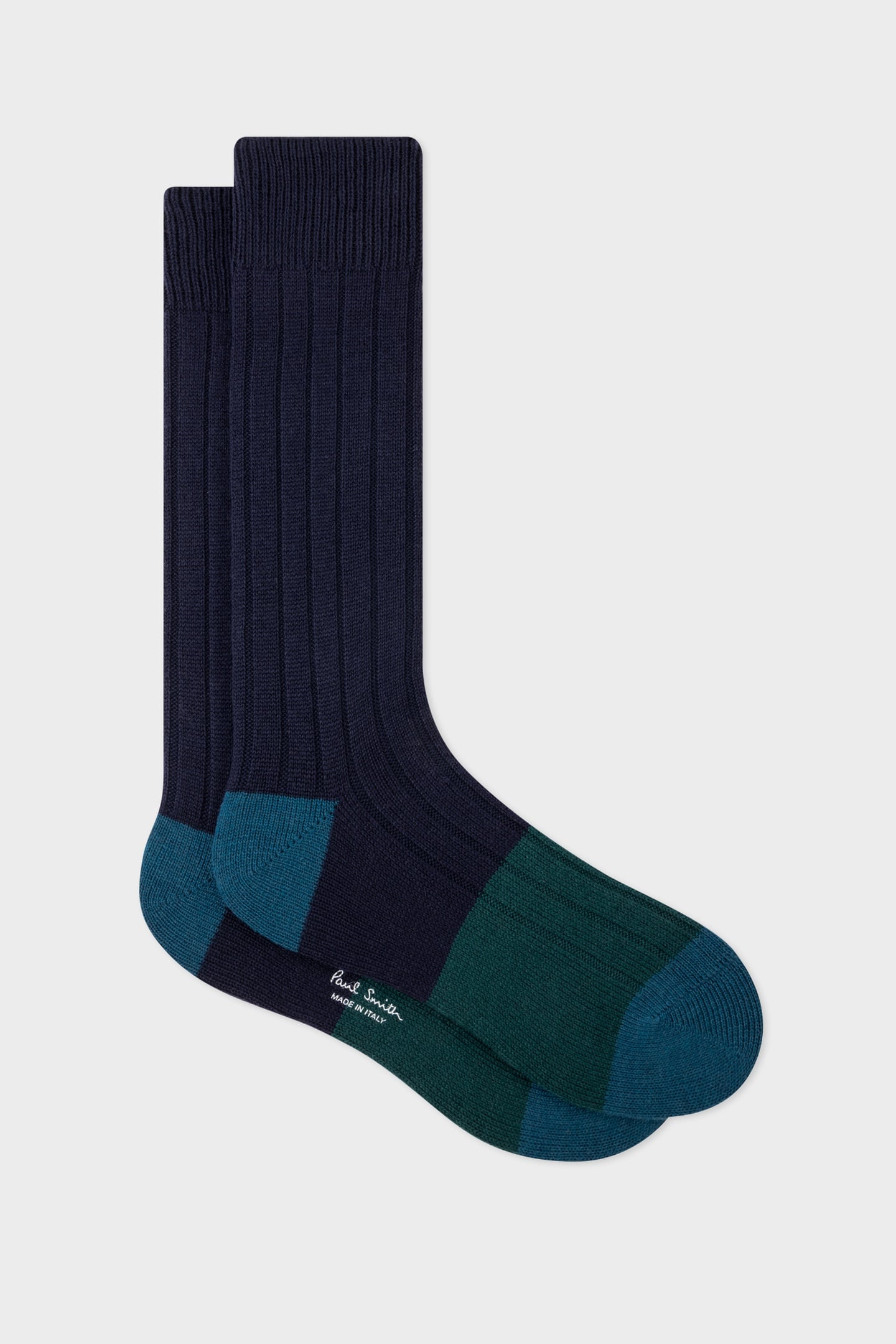 MEN SOCK MASE CASHMERE NAVY 1
