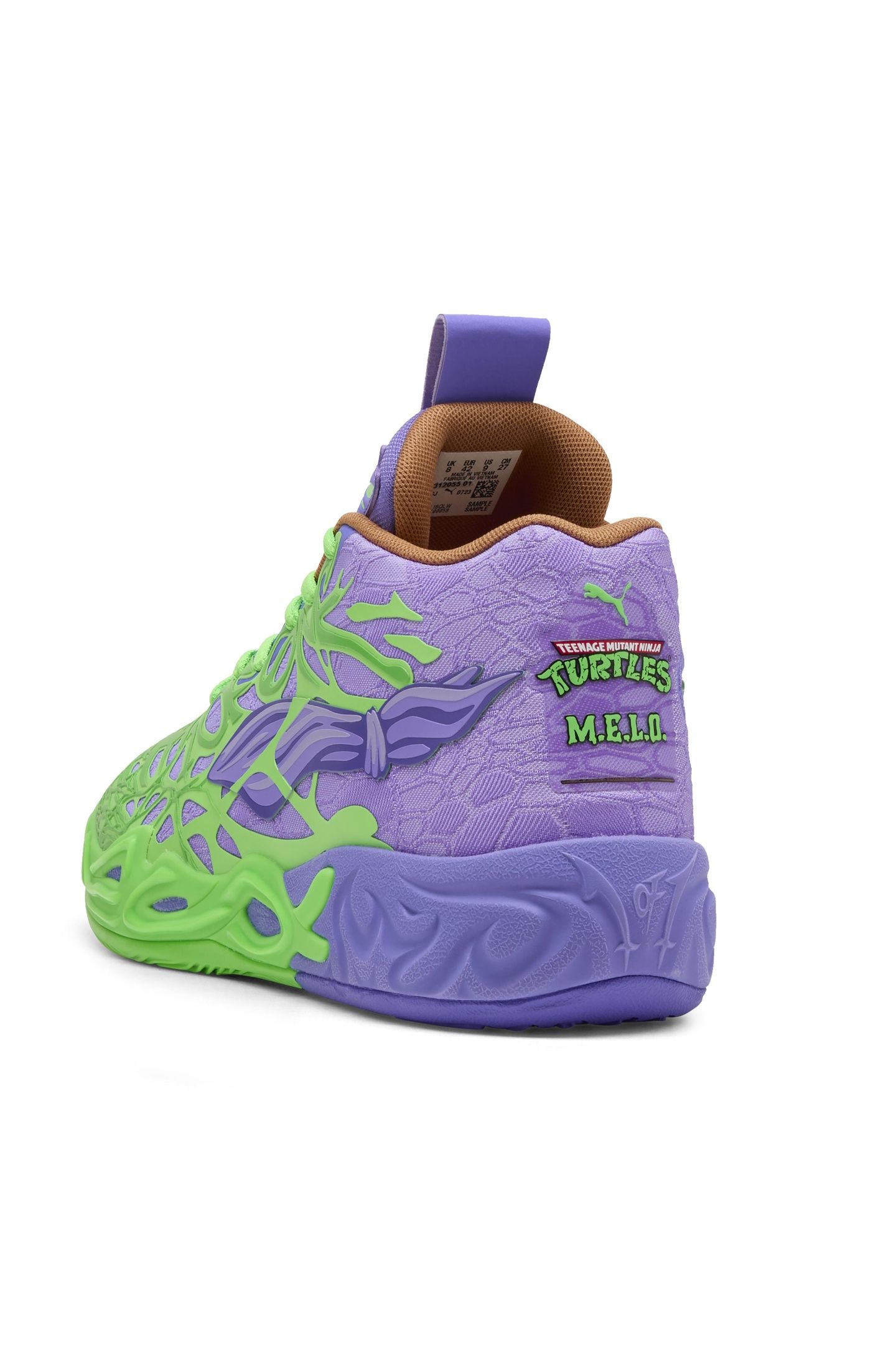 UNISEX MB.04 TMNT R&D FLURO GREEN PES-RED-DARK AMETHYST 2
