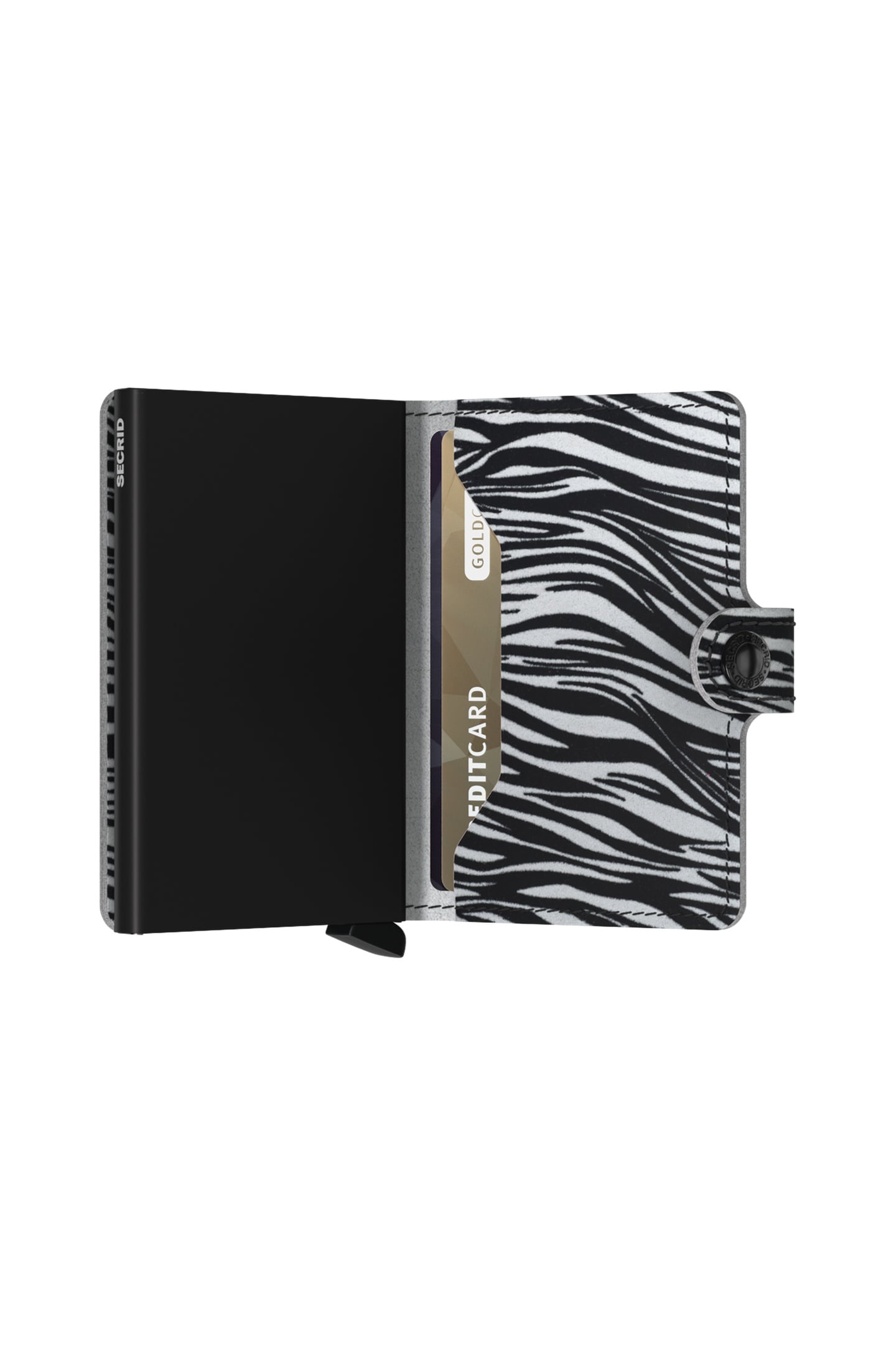 UNISEX MINIWALLET ZEBRA LIGHT GREY 3
