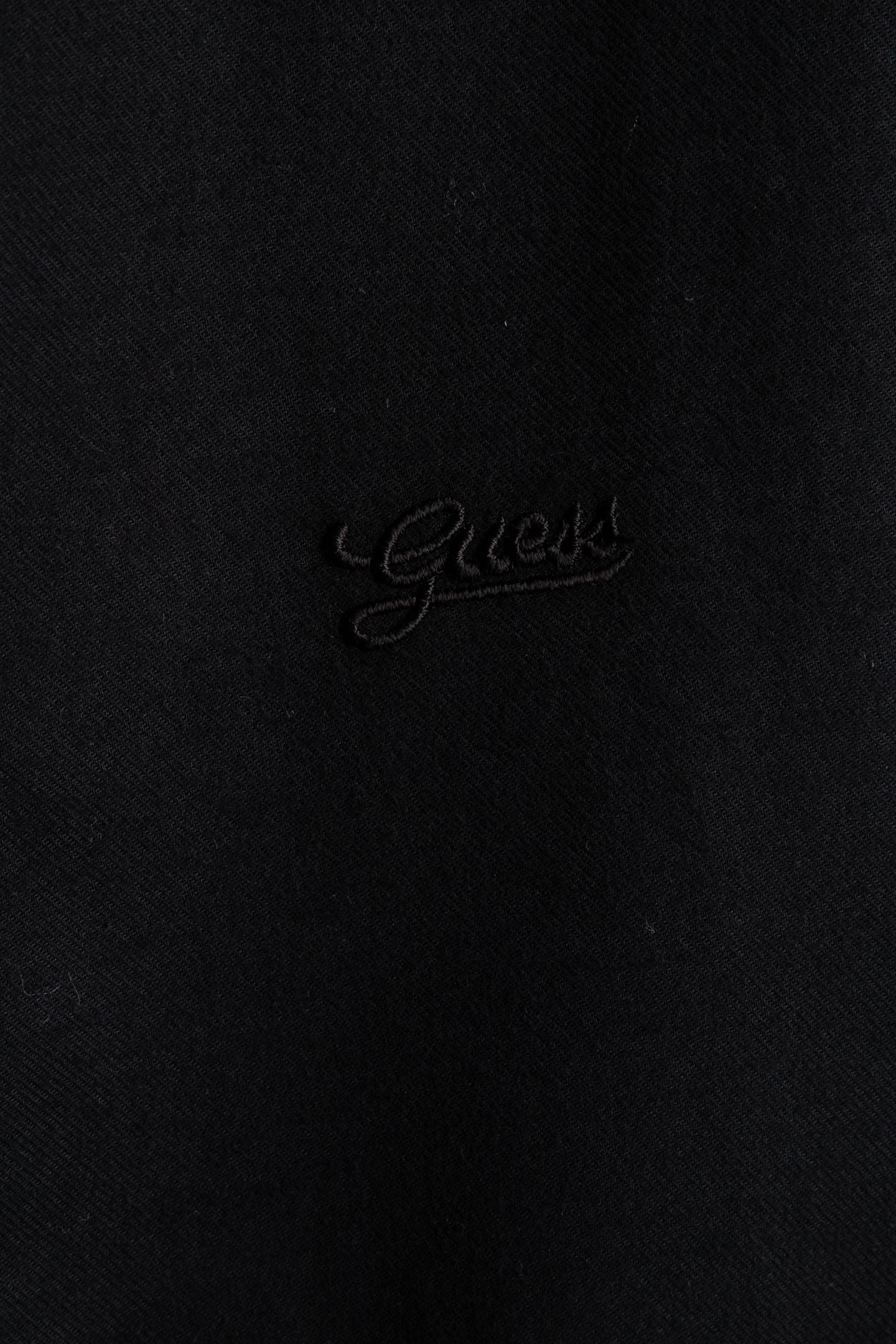 LS FLANNEL TWILL SHI JET BLACK A996 4