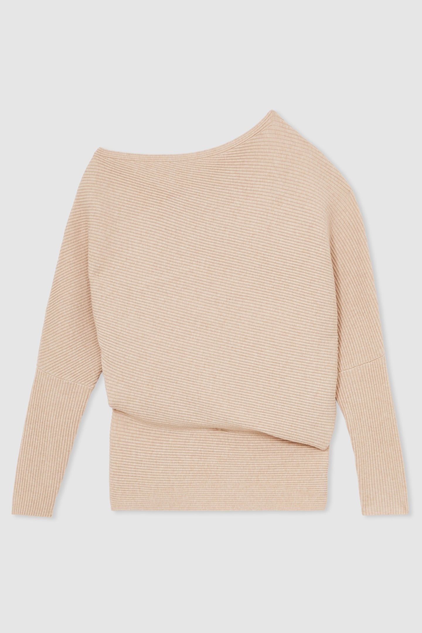 DRAPE KNITTED TOP OATMEAL NEUTRAL 4