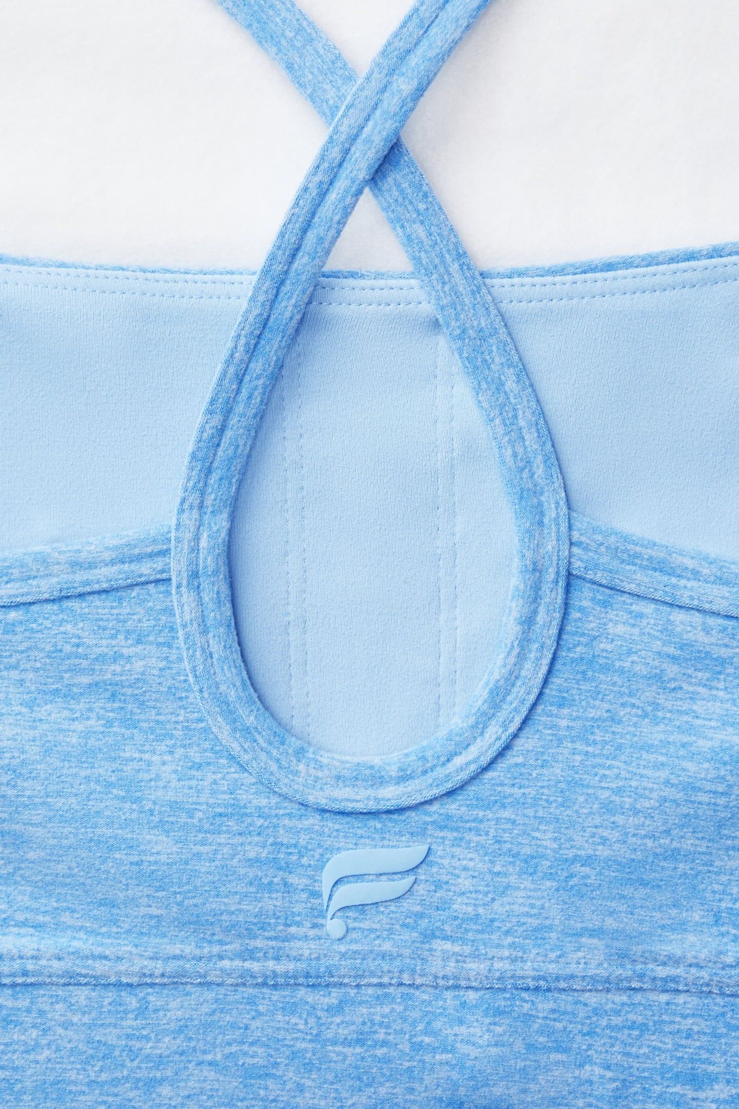 HEATHERFLEX STRAPPY BRA BALI BLUE HEATHER 4