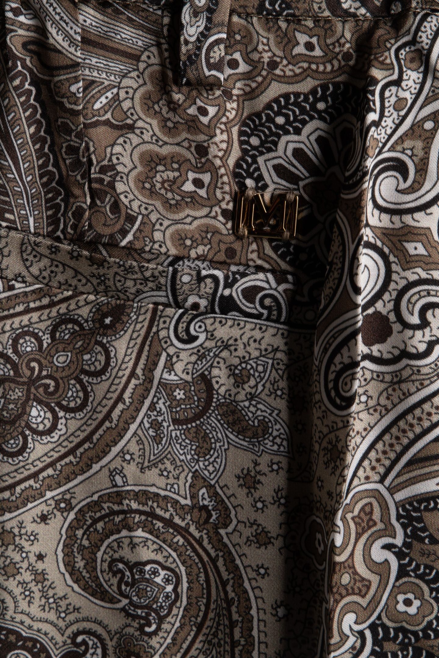 LOREDANA STRAIGHT PA FLORAL PAISLEY TAUPE 4