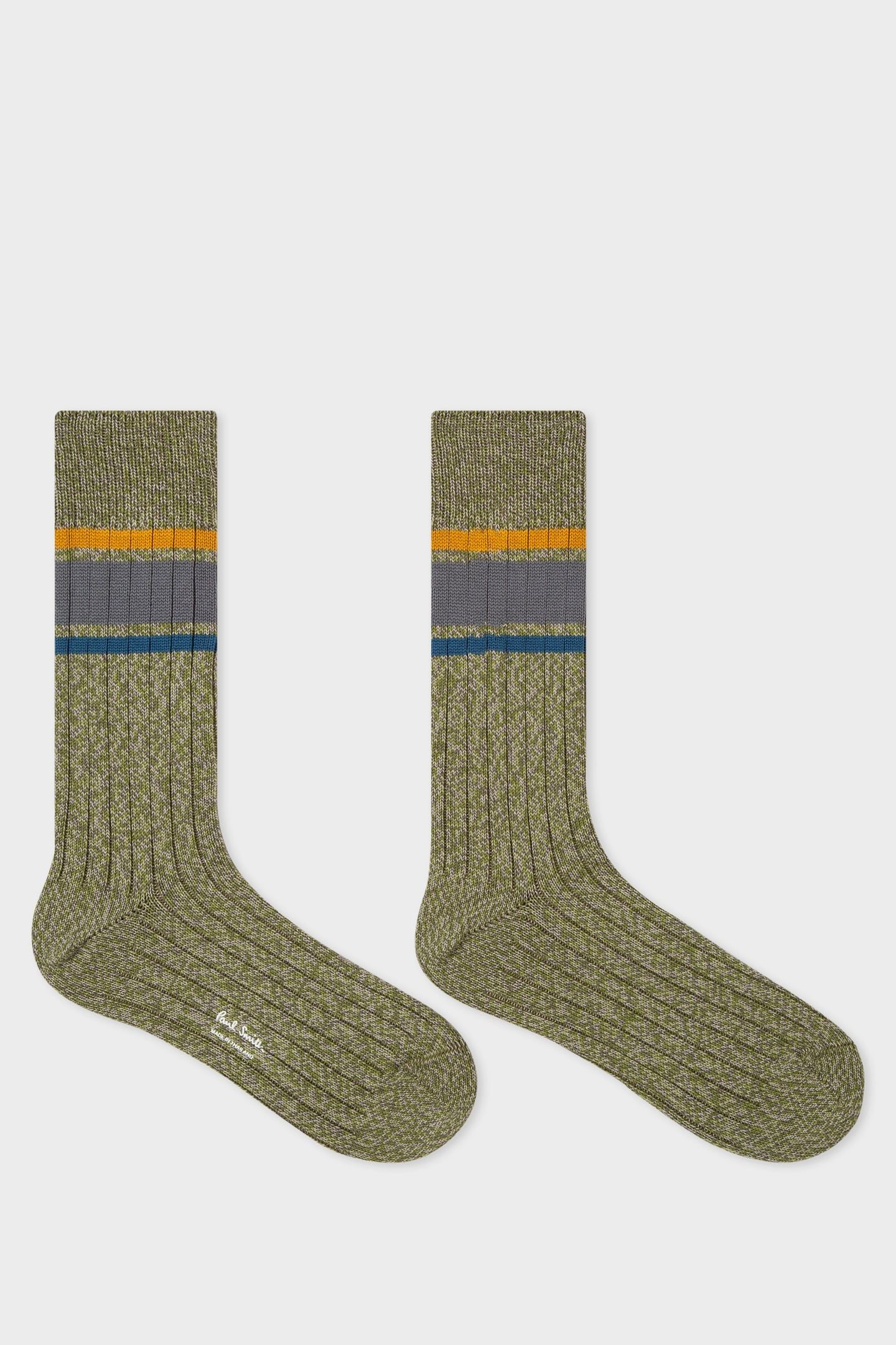 MEN SOCK TWISTY TOP KHAKI 1