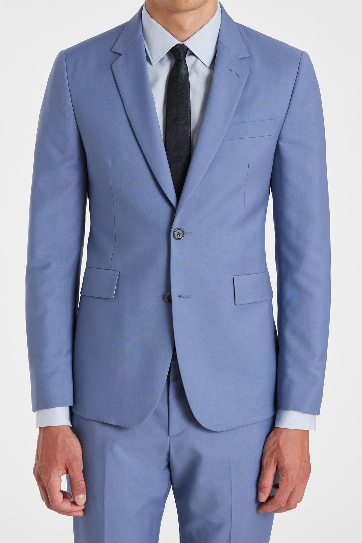 MENS SLIM FIT 2BTN SUIT GREYISH_BLUE 1