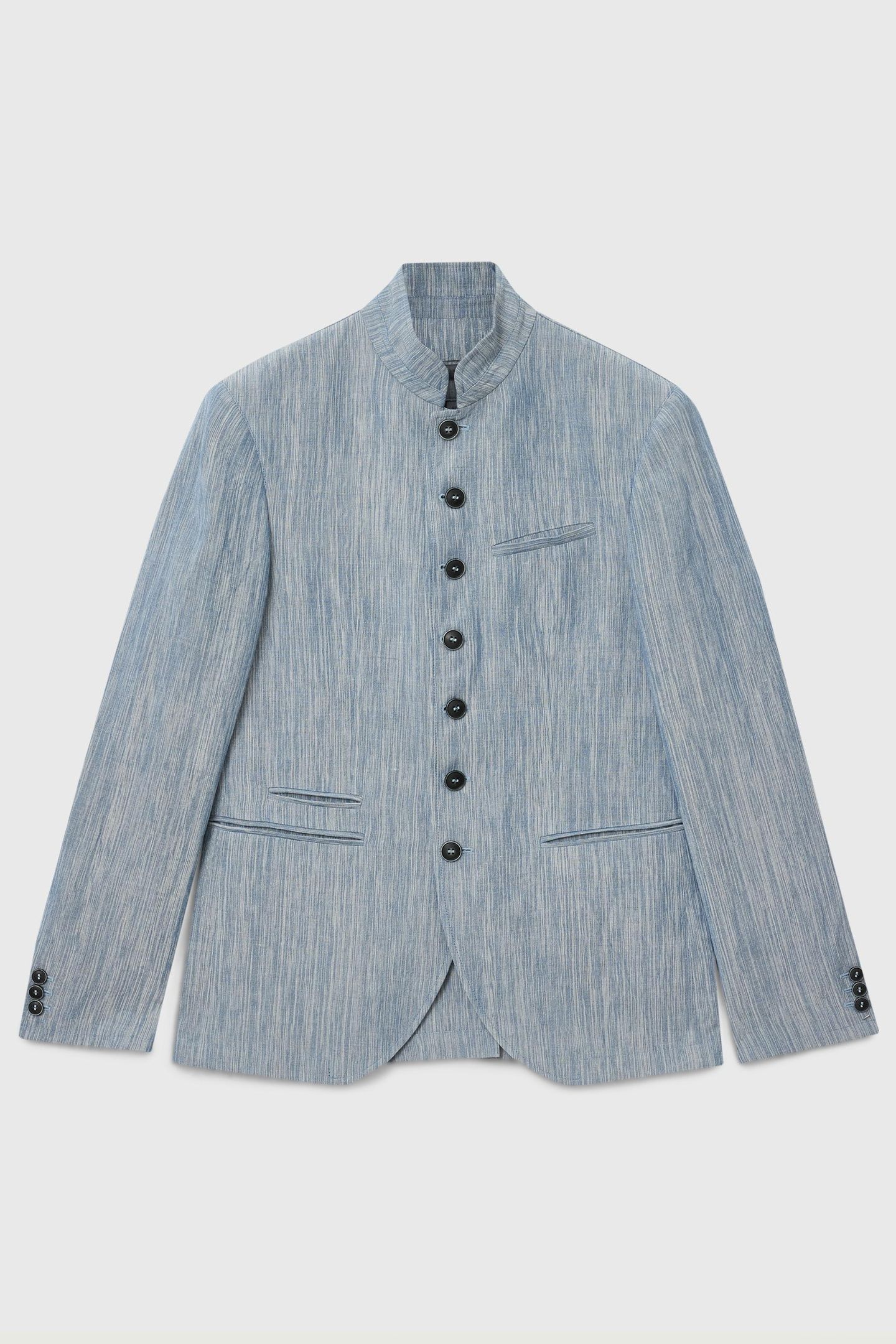 REDWOOD JACKET - SLIM FIT MULTI BTN CLOS BLUE MIST 2