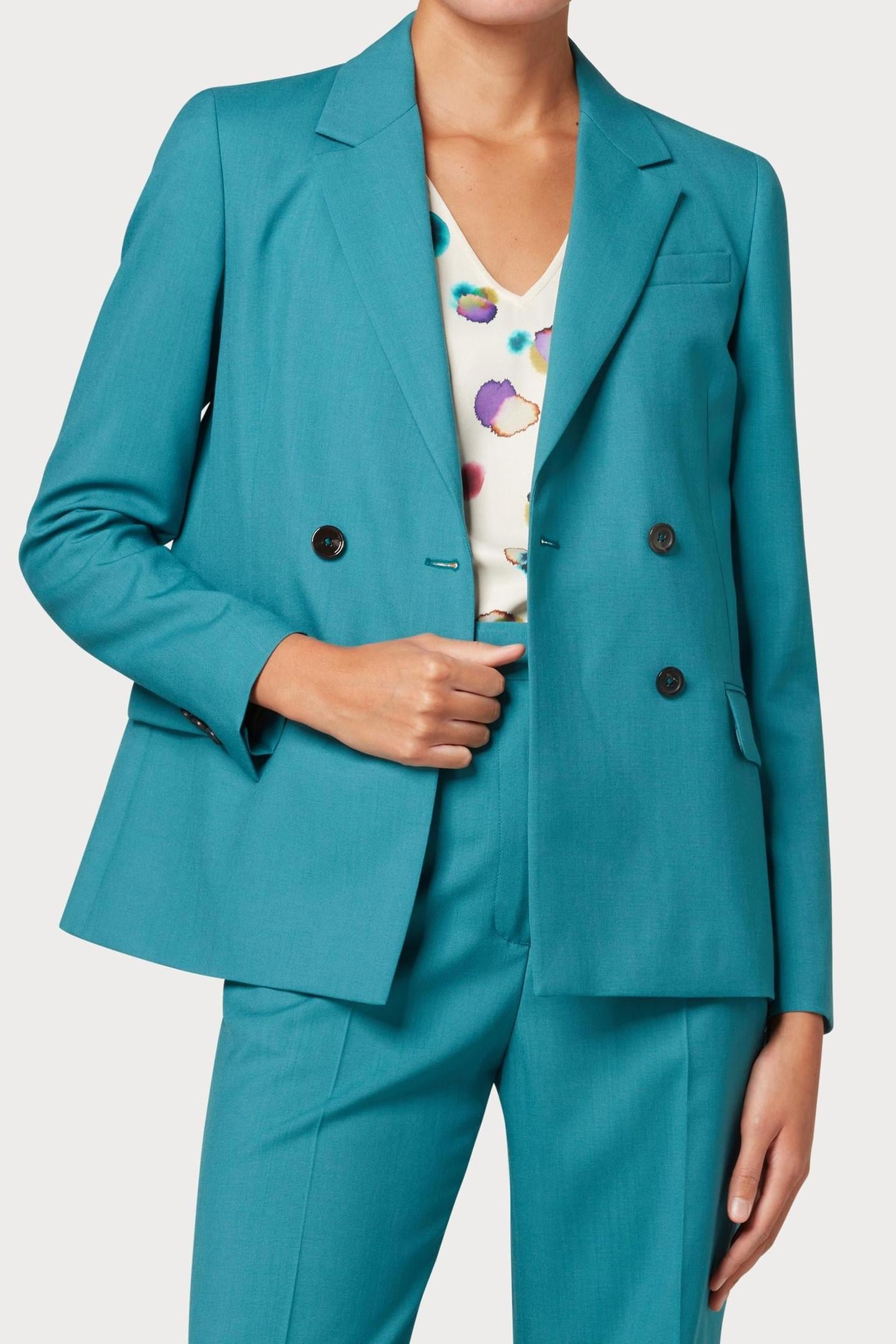 WOMENS JACKET PETROL GREEN 7