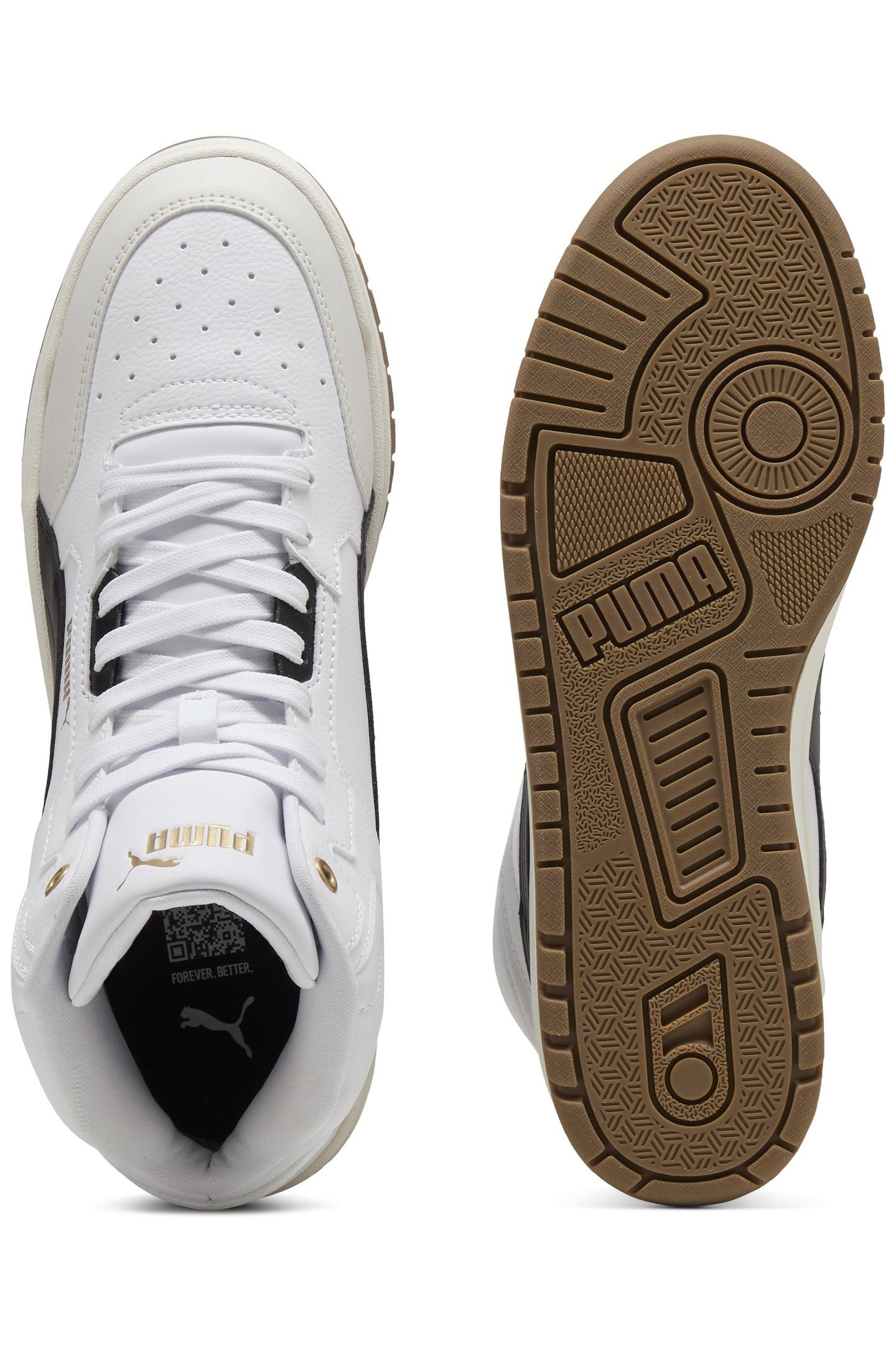 UNISEX SHUFFLE DOWNTOWN MID WHITE-BLACK-VAPOR GRAY 5