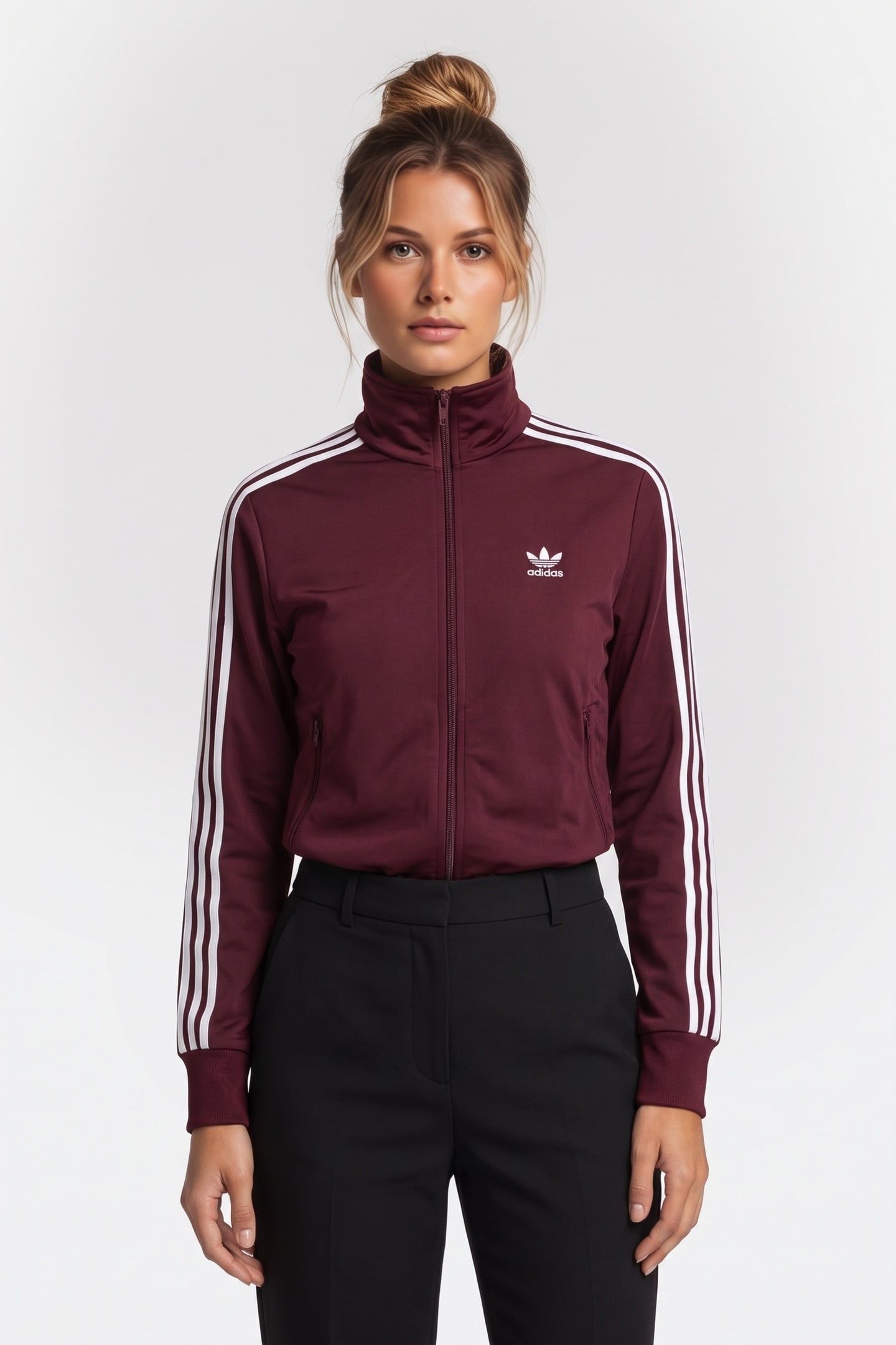 UNISEX ORIGINALS FIREBIRD ADICOLOR TRACKTOP MAROON 1