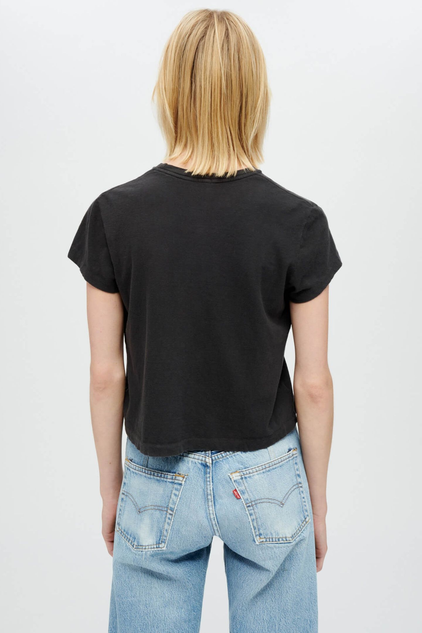 1950S BOXY TEE WASHED BLACK 3