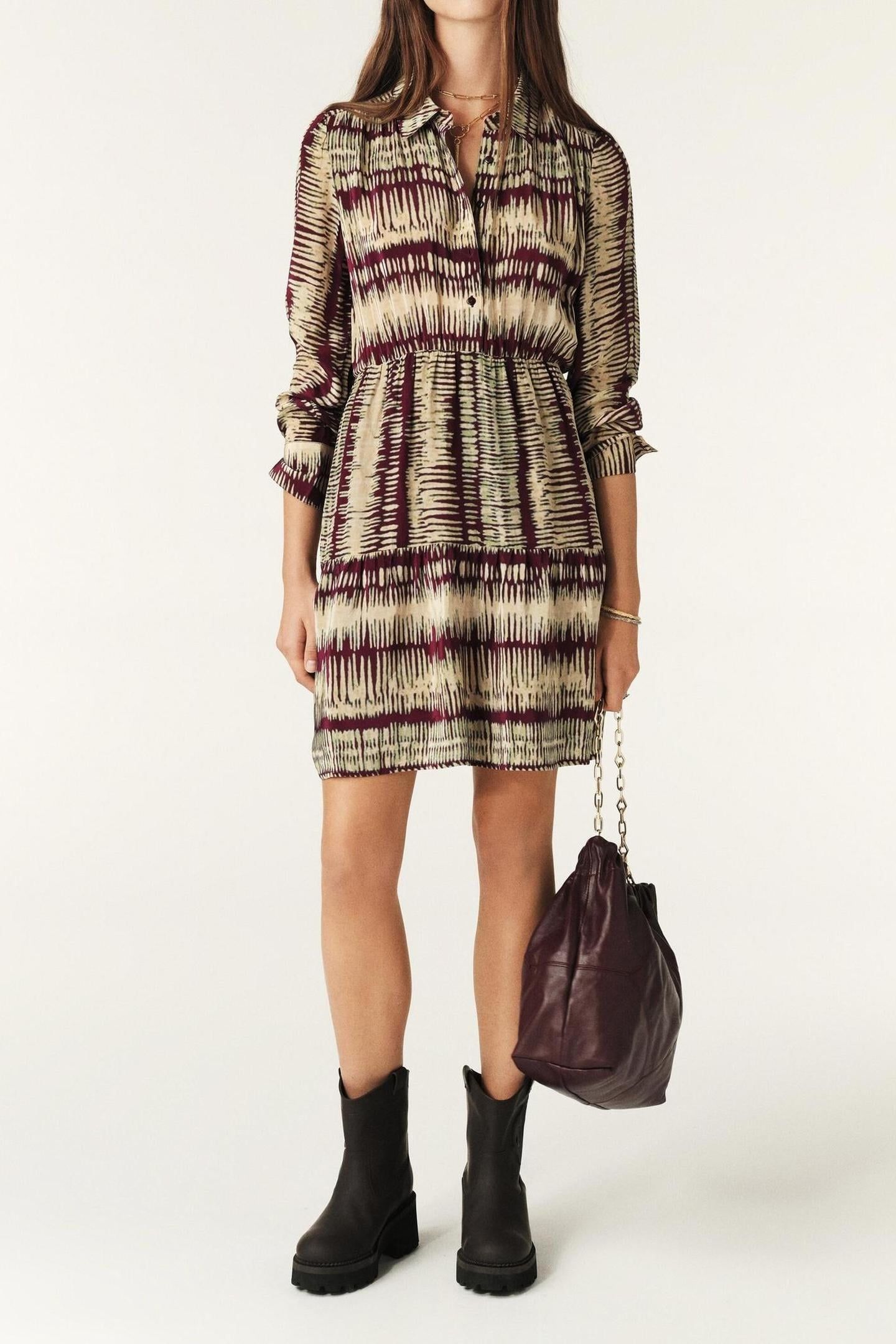 MINI DRESS BORDEAUX 1