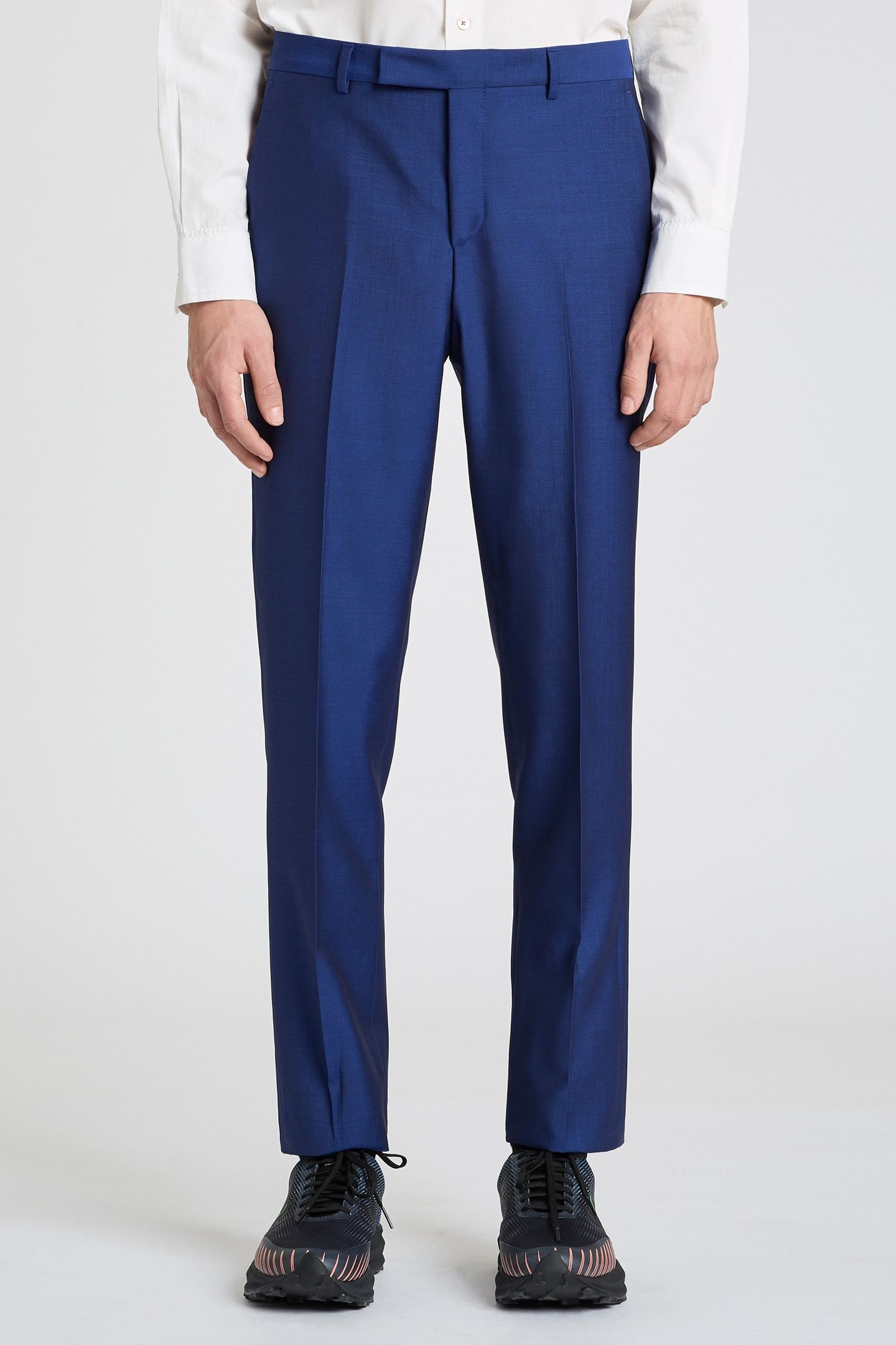 MENS TAILORED FIT 3PCE 2 BUTTON SUIT COBALT BLUE 3