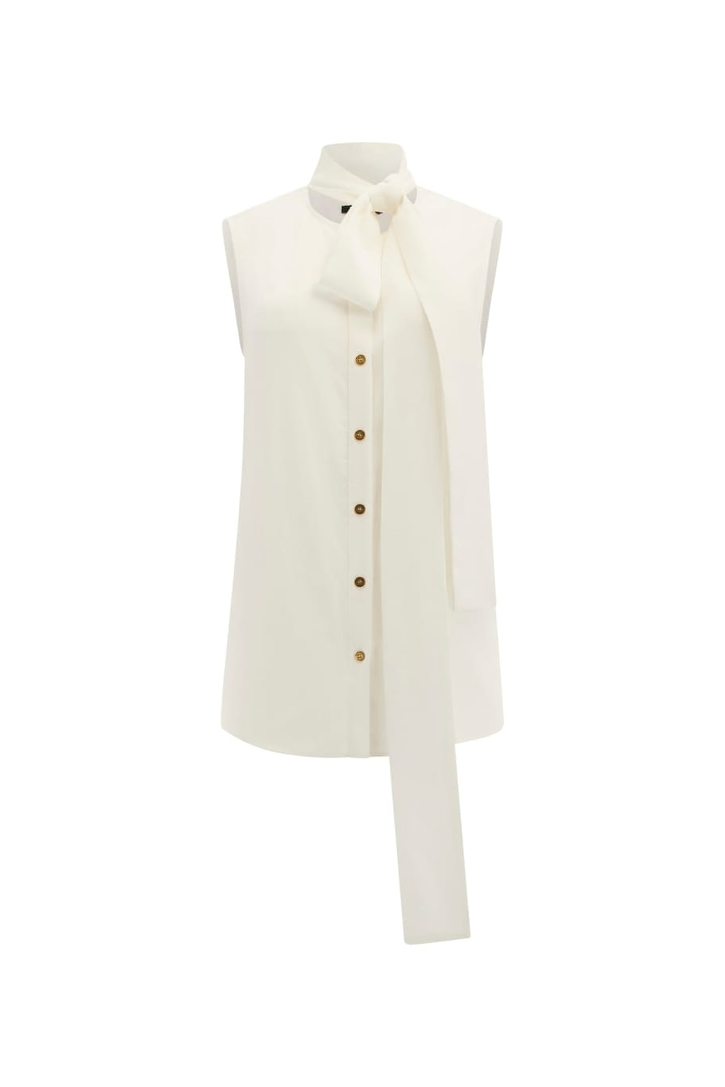ETTA BOW SL SHIRT WHITE PEAKS 1
