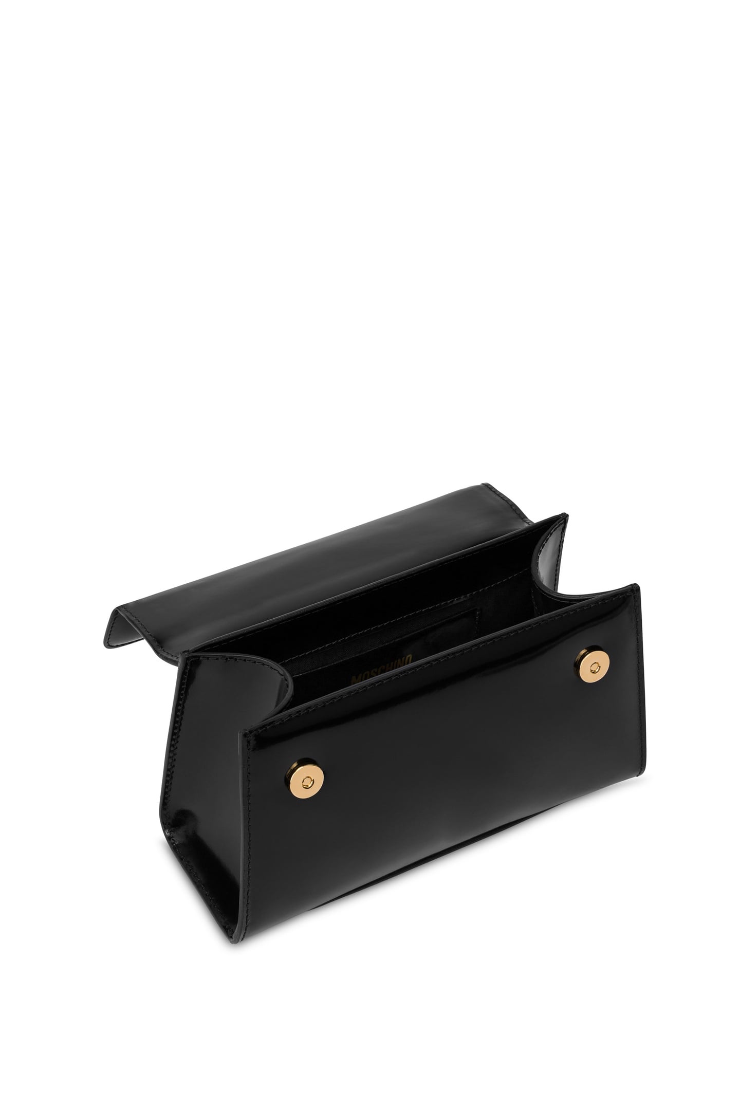 HEART LOCK CALFSKIN HANDBAG BLACK 6