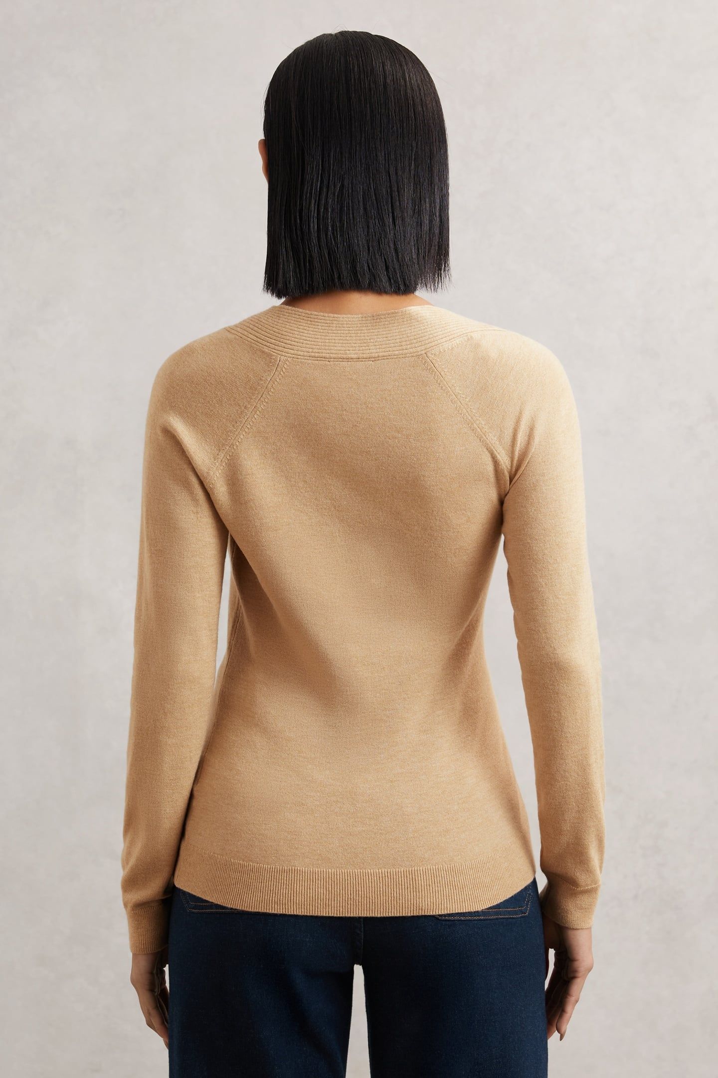 ASYMETRIC LONG SLEEVE CAMEL 2