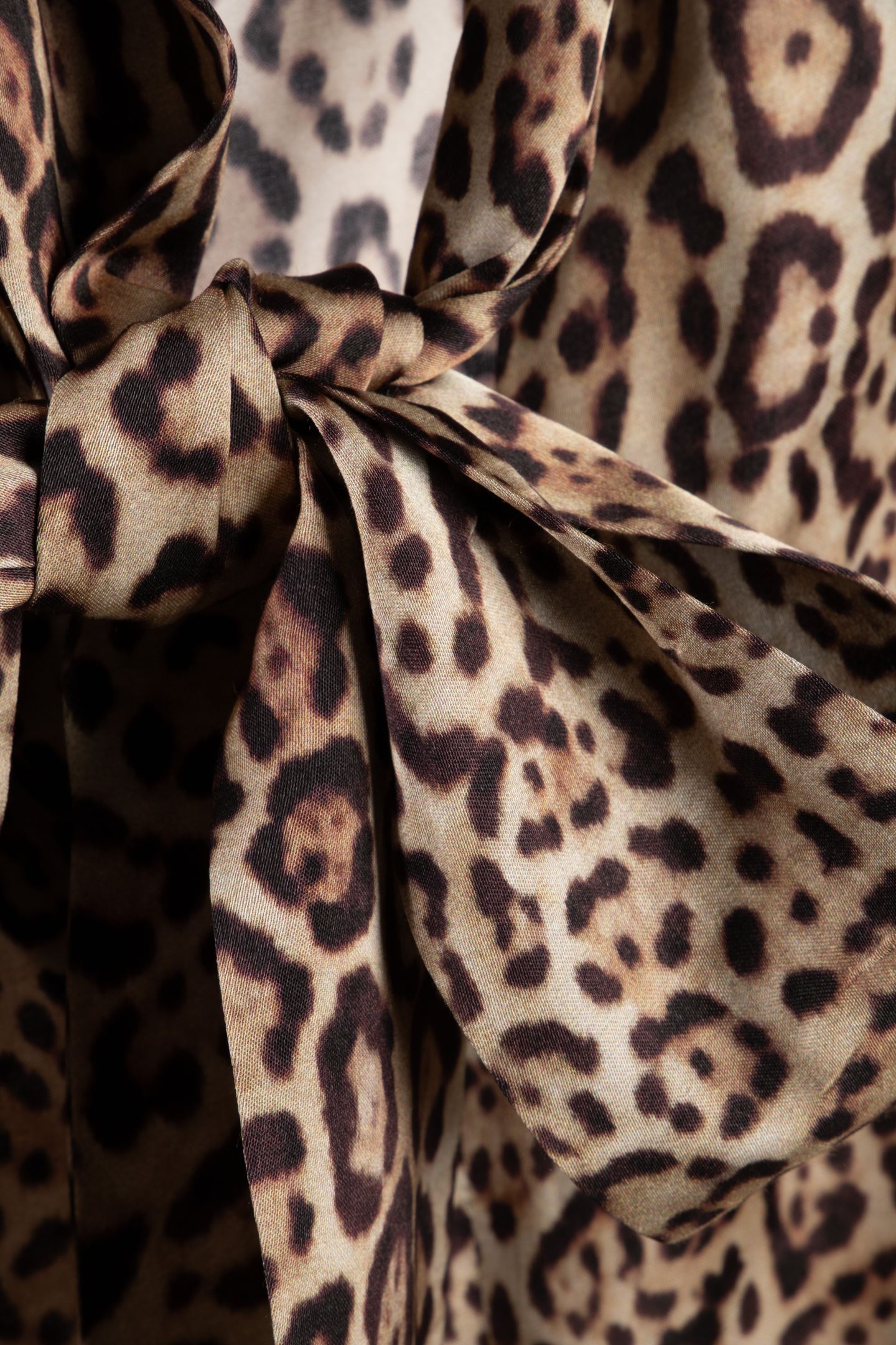 ALANIS BOW SL BLOUSE CHARMING LEOPARD ALL 4