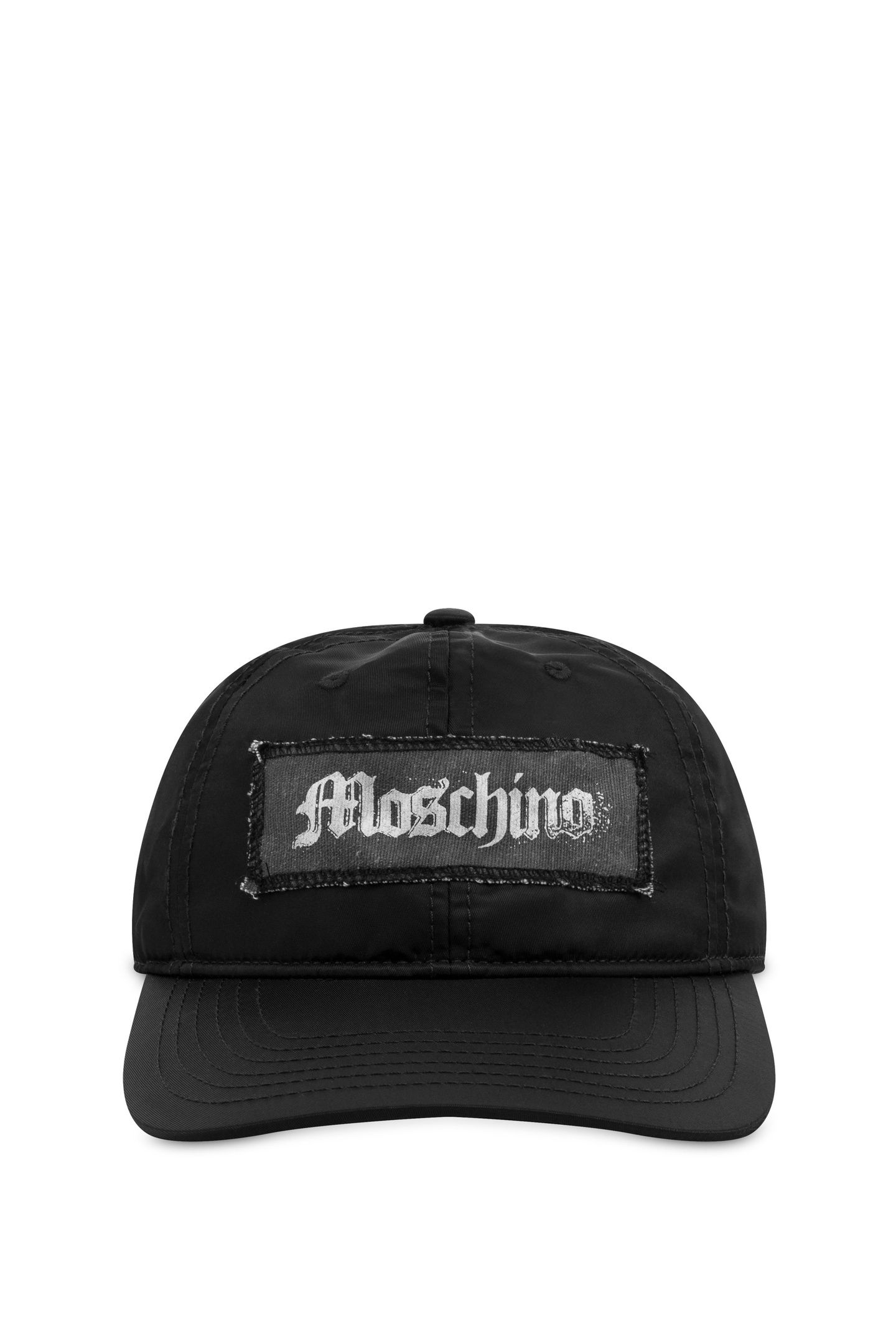 MOSCHINO PATCH HAT BLACK 1