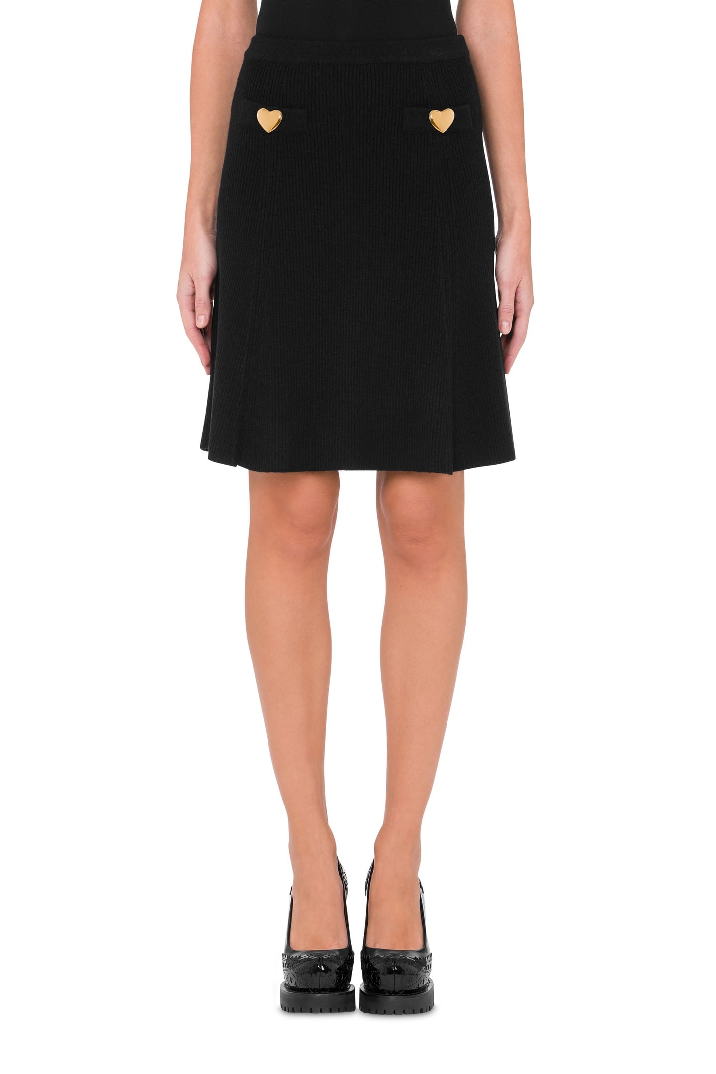KNITTED SKIRT BLACK 1