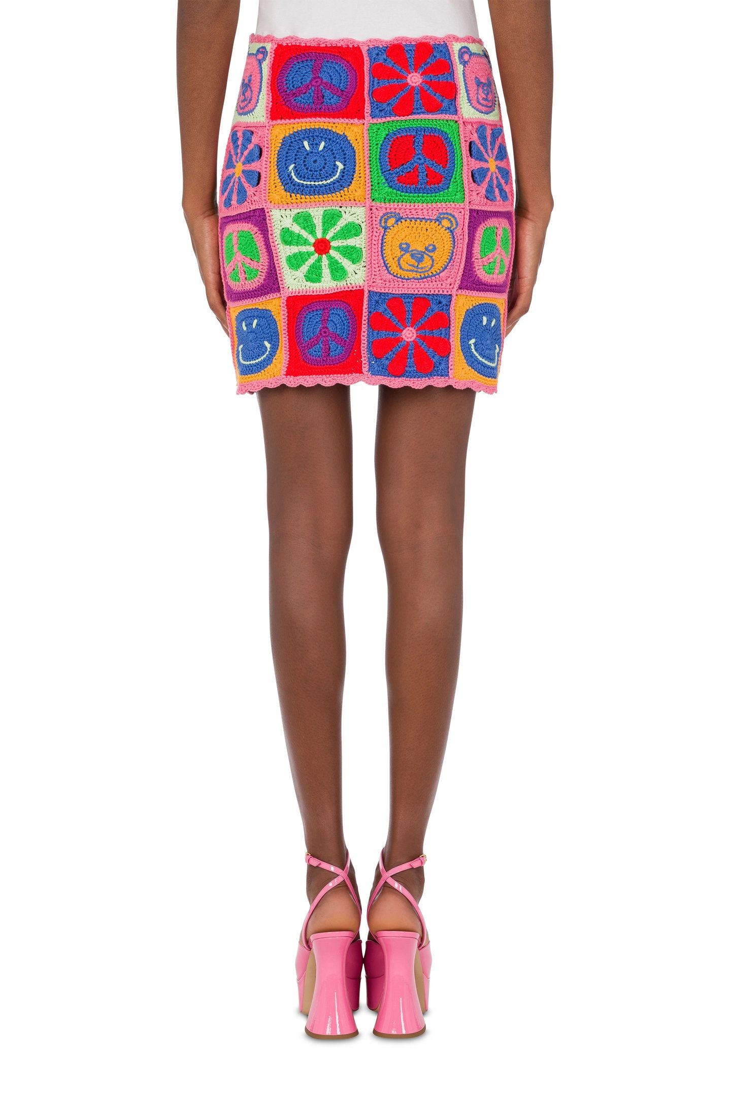 KNITTED SKIRT PINK 2