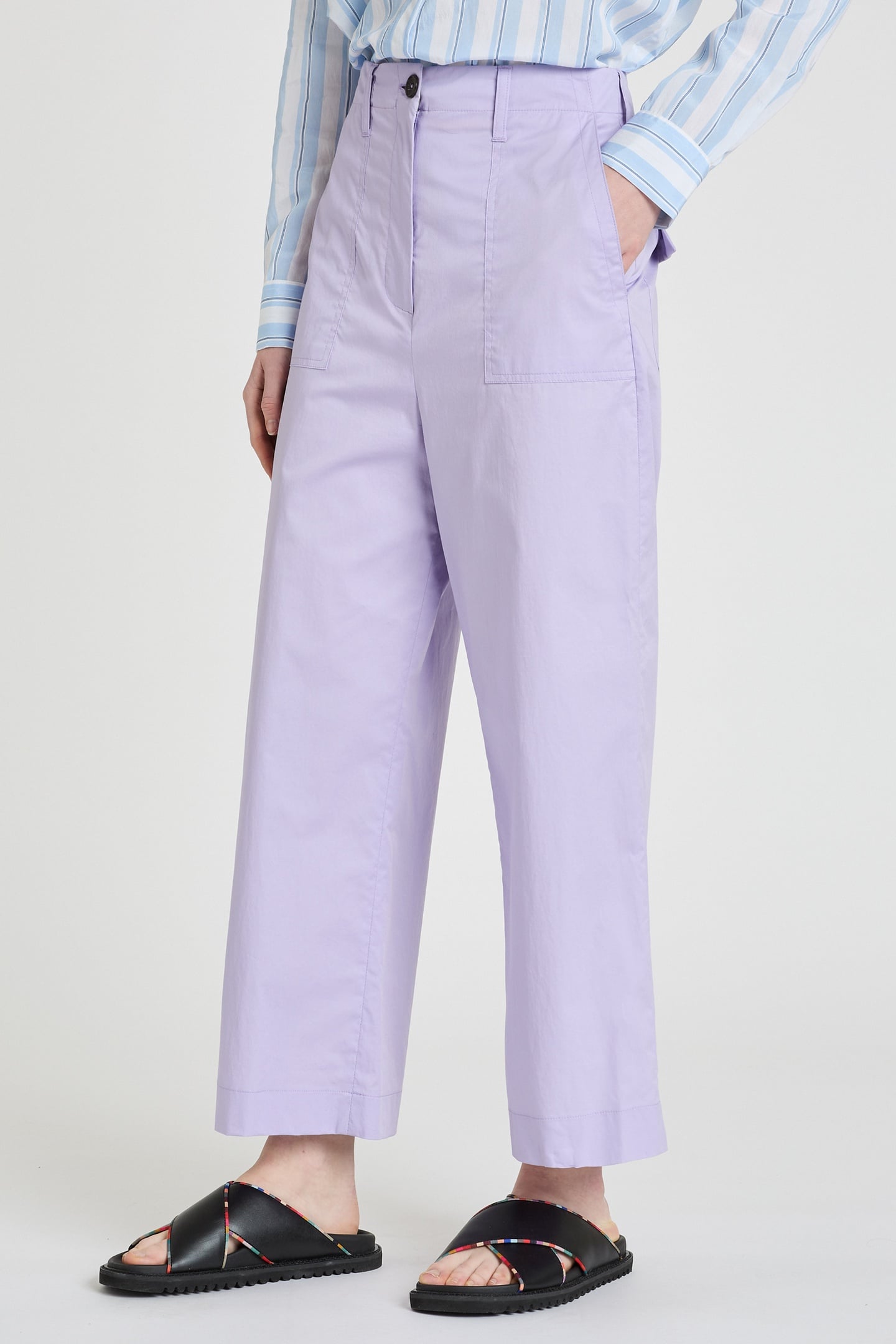 WOMENS TROUSERS LILAC 1