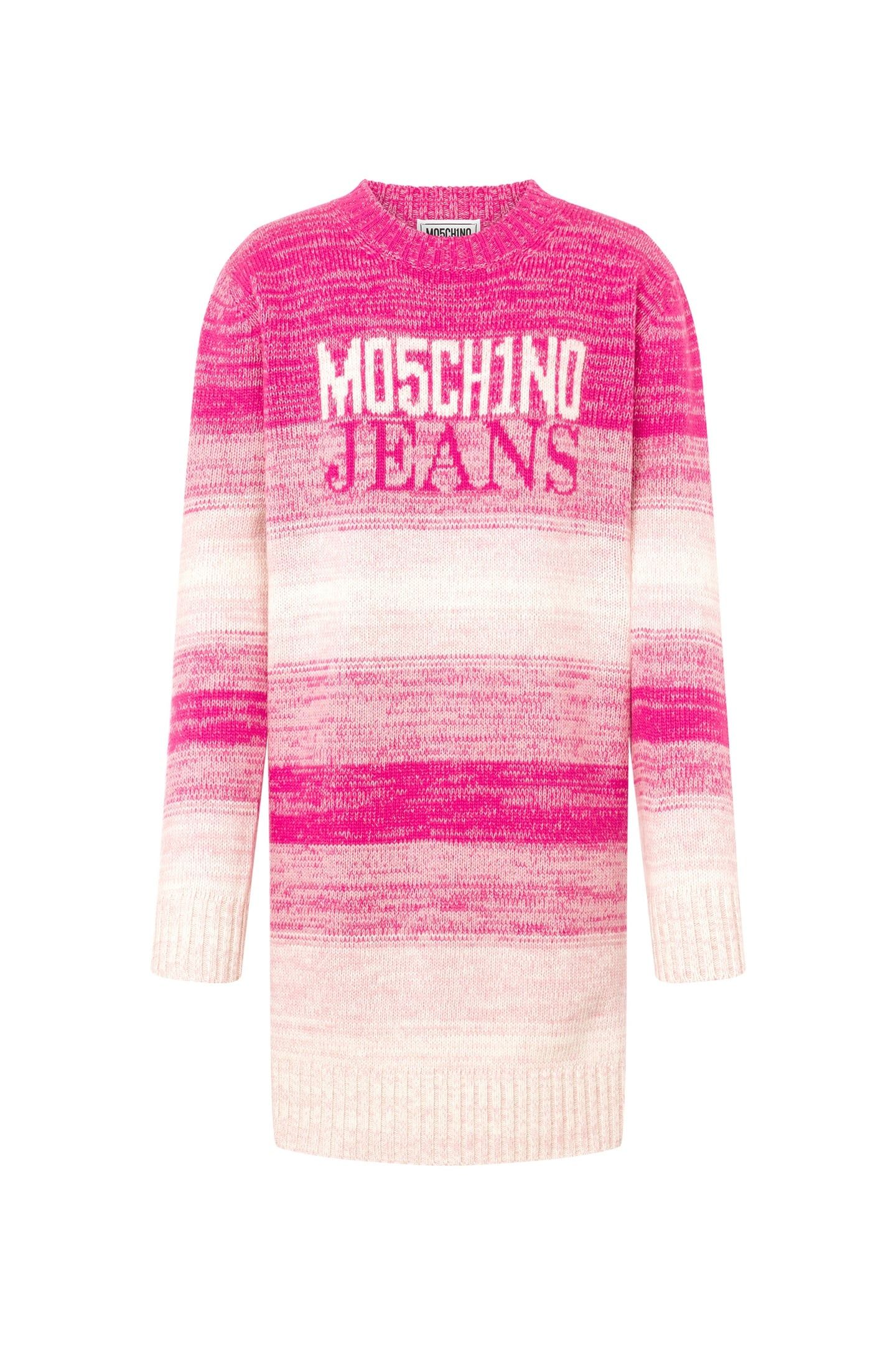 DEGRADÉ WOOL BLEND DRESS PINK 3