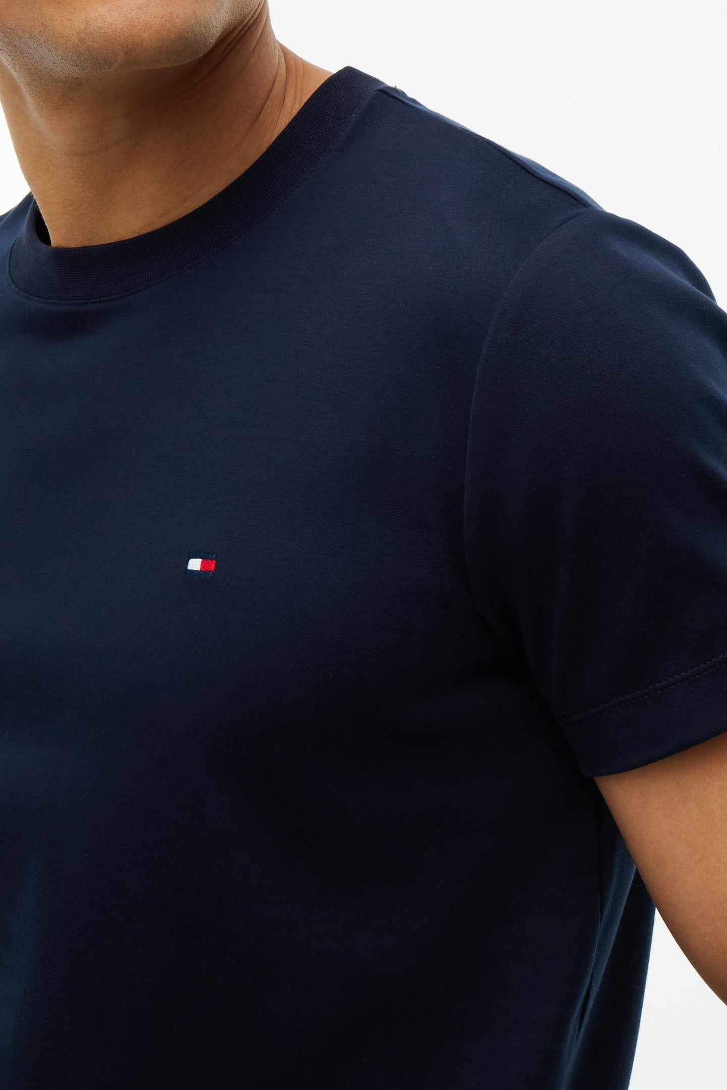 LUXURY INTERLOCK T-SHIRT NAVY BLUE 8