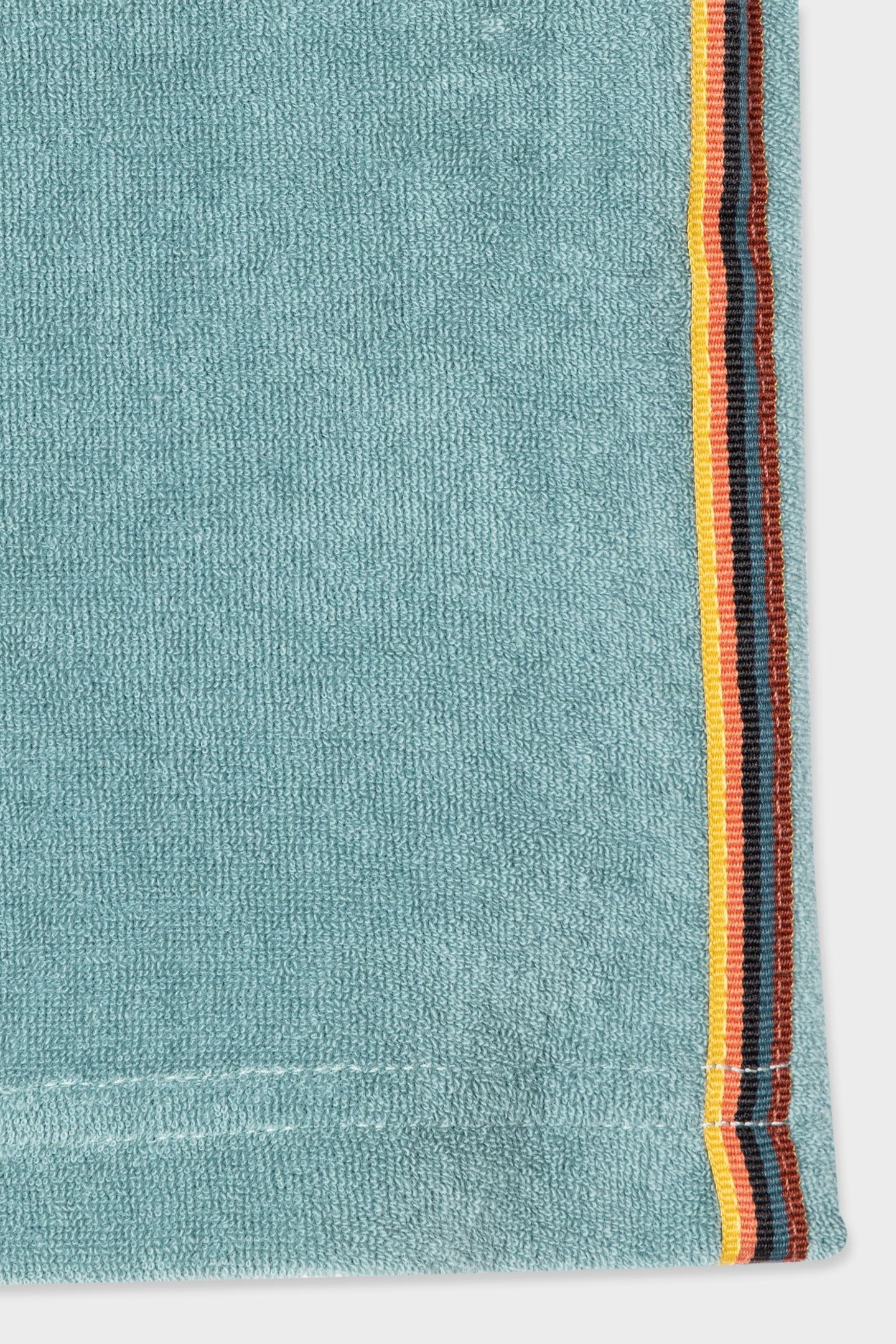 MEN SHORT TOWEL STRIPE TURQUOISE 8